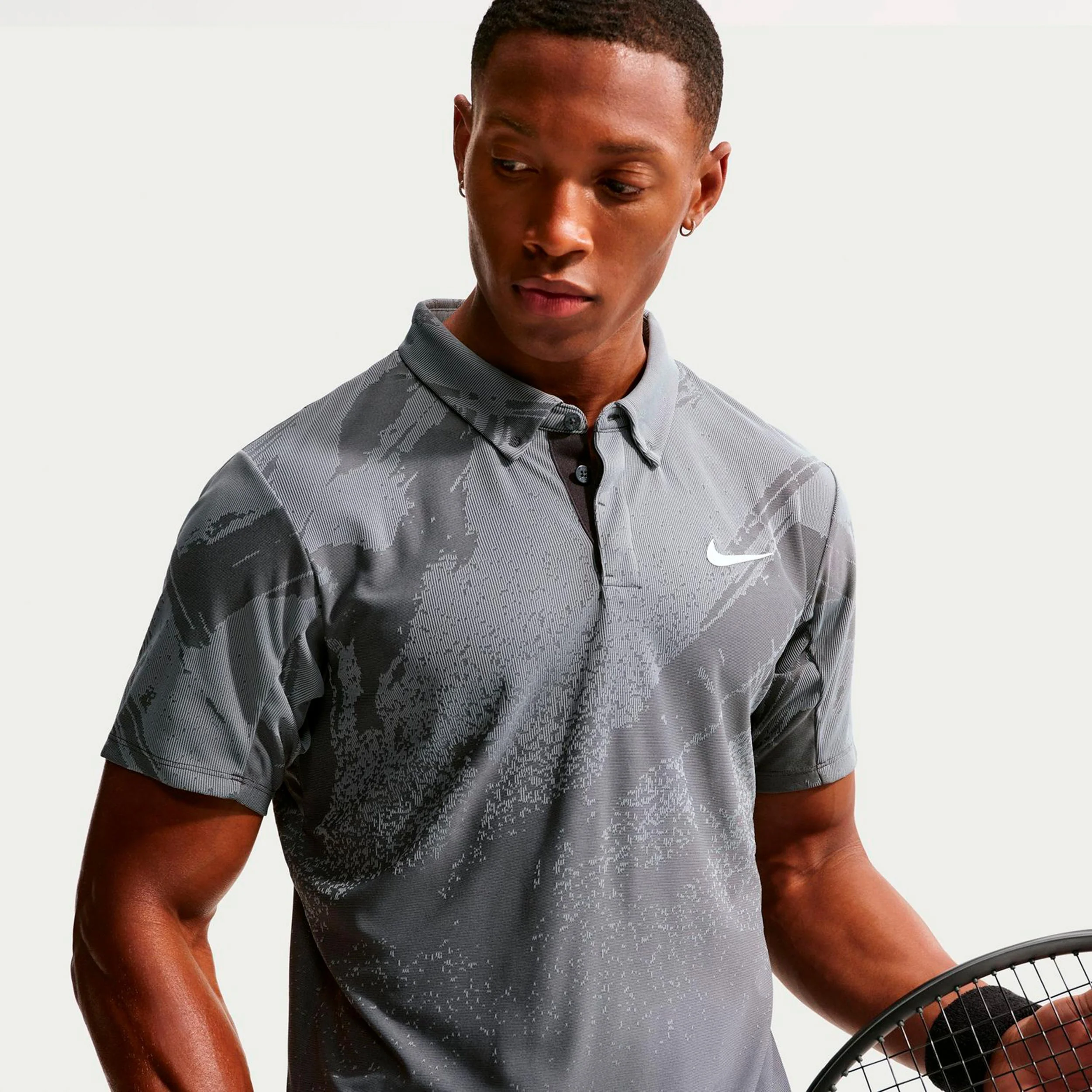 Court Dri-Fit Advantage Slam Polo Mężczyźni - antracyt - Image 4