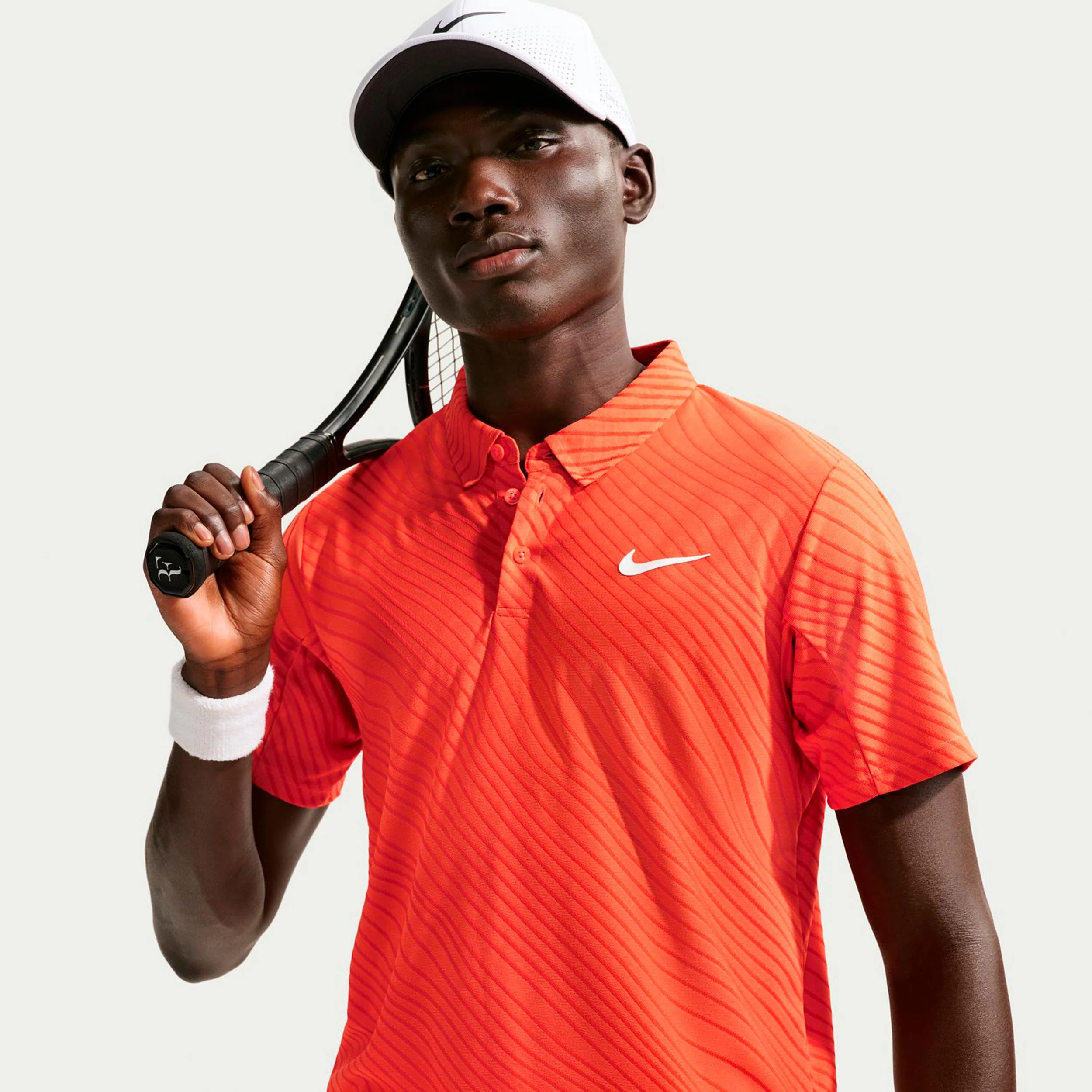 Court Dri-Fit Advantage Slam Polo Mężczyźni-pomarańczowy - Image 5