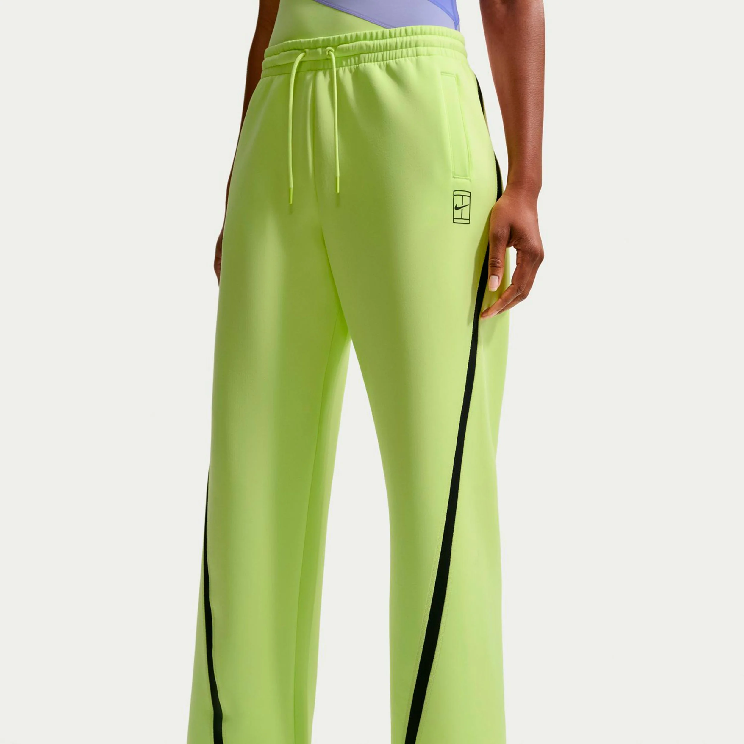 Court Dri-Fit Advantage  Spodnie dresowe Kobiety-limonka