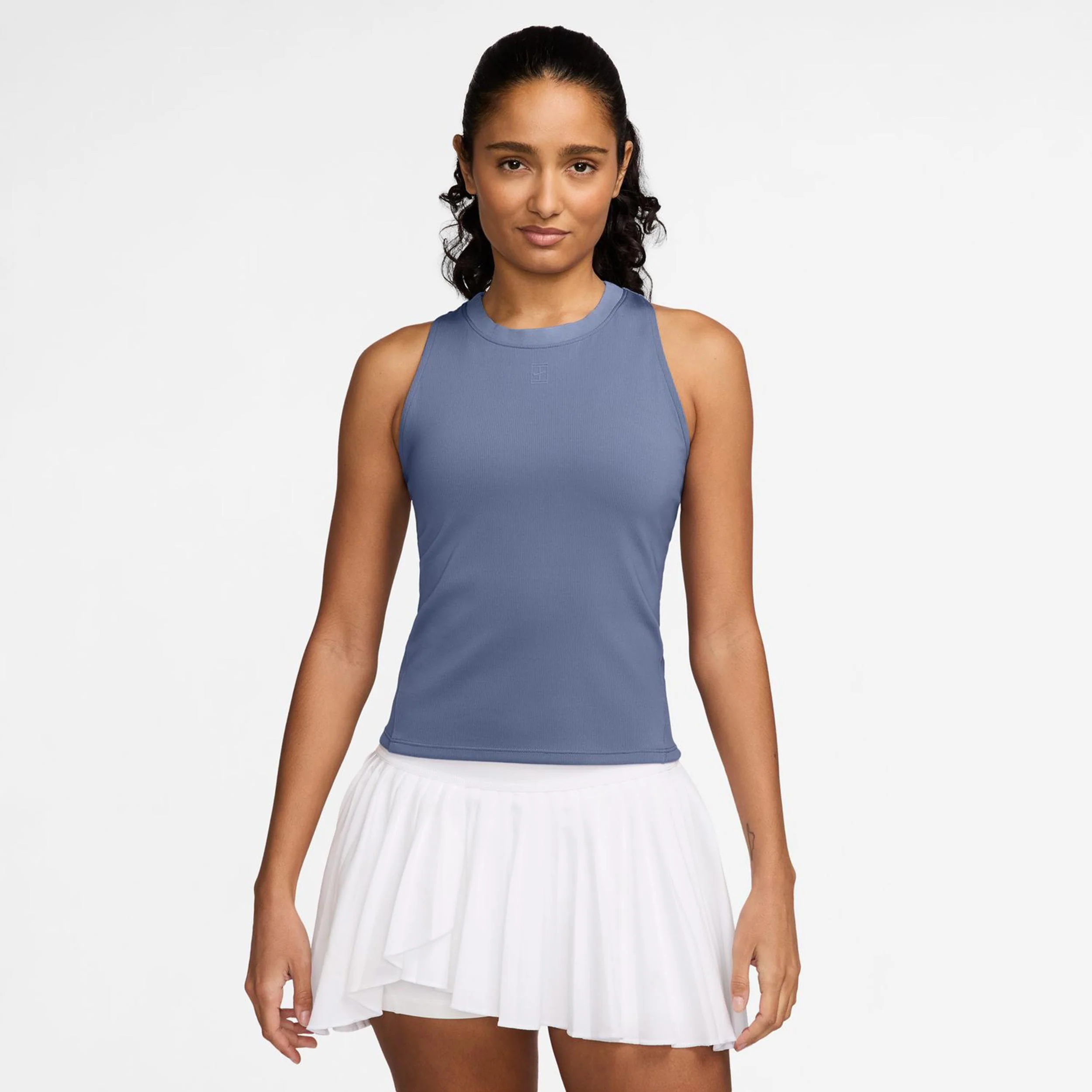 Court Dri-Fit Advantage Tank Top Kobiety-Niebiesko-szary