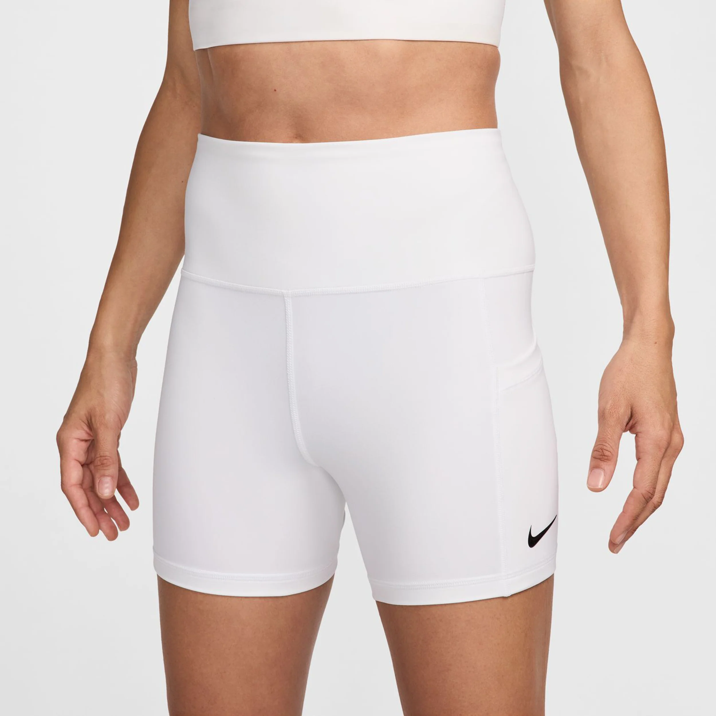 Court Dri-Fit Ball Spodenki Na Piłki Kobiety-Biały - Image 4