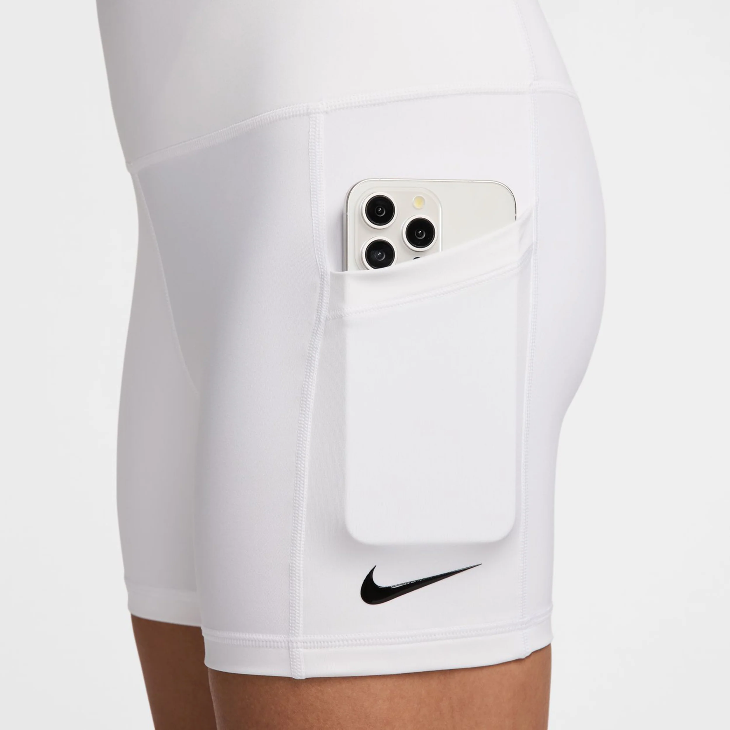 Court Dri-Fit Ball Spodenki Na Piłki Kobiety-Biały - Image 7