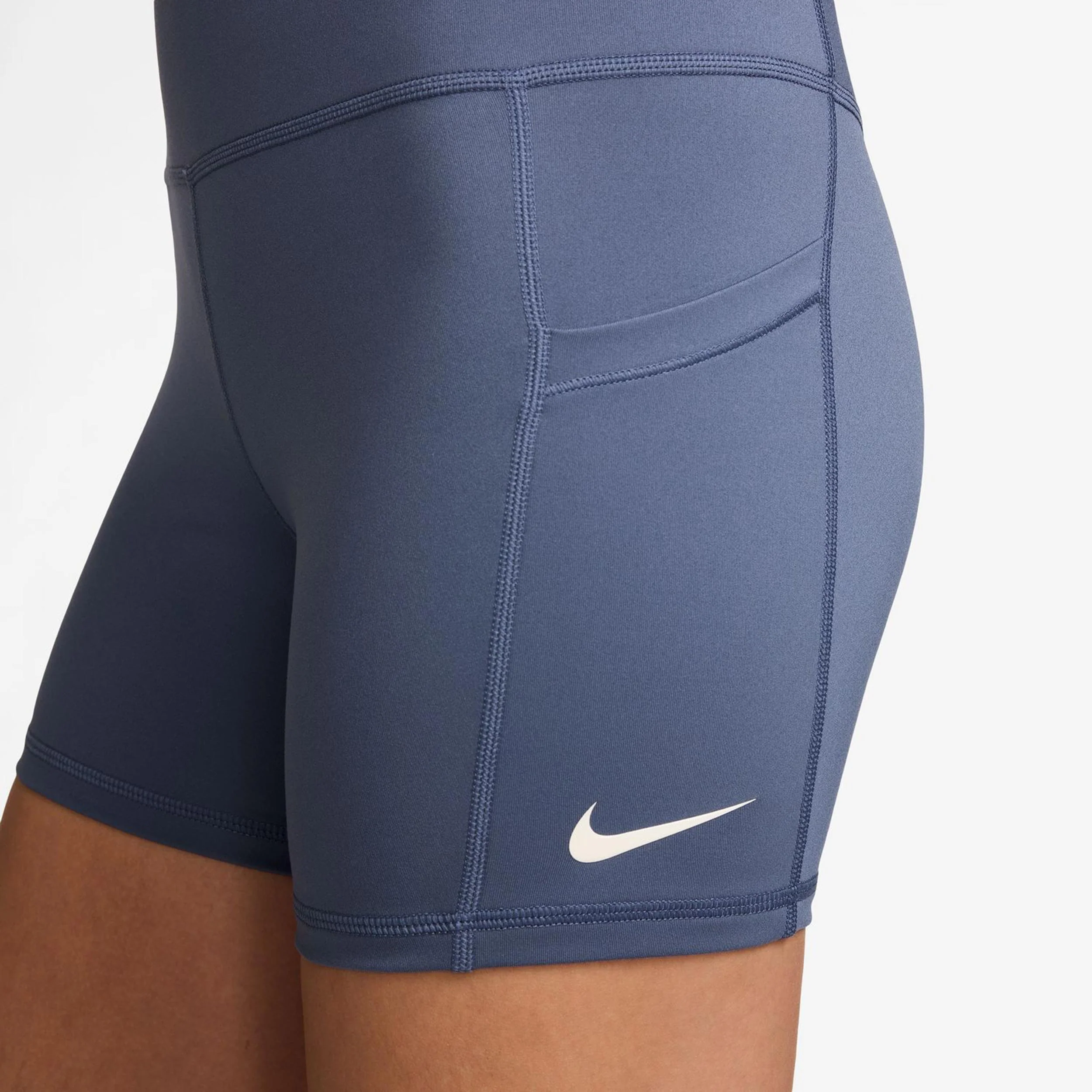 Court Dri-Fit Ball Spodenki Na Piłki Kobiety-Niebiesko-szary - Image 4