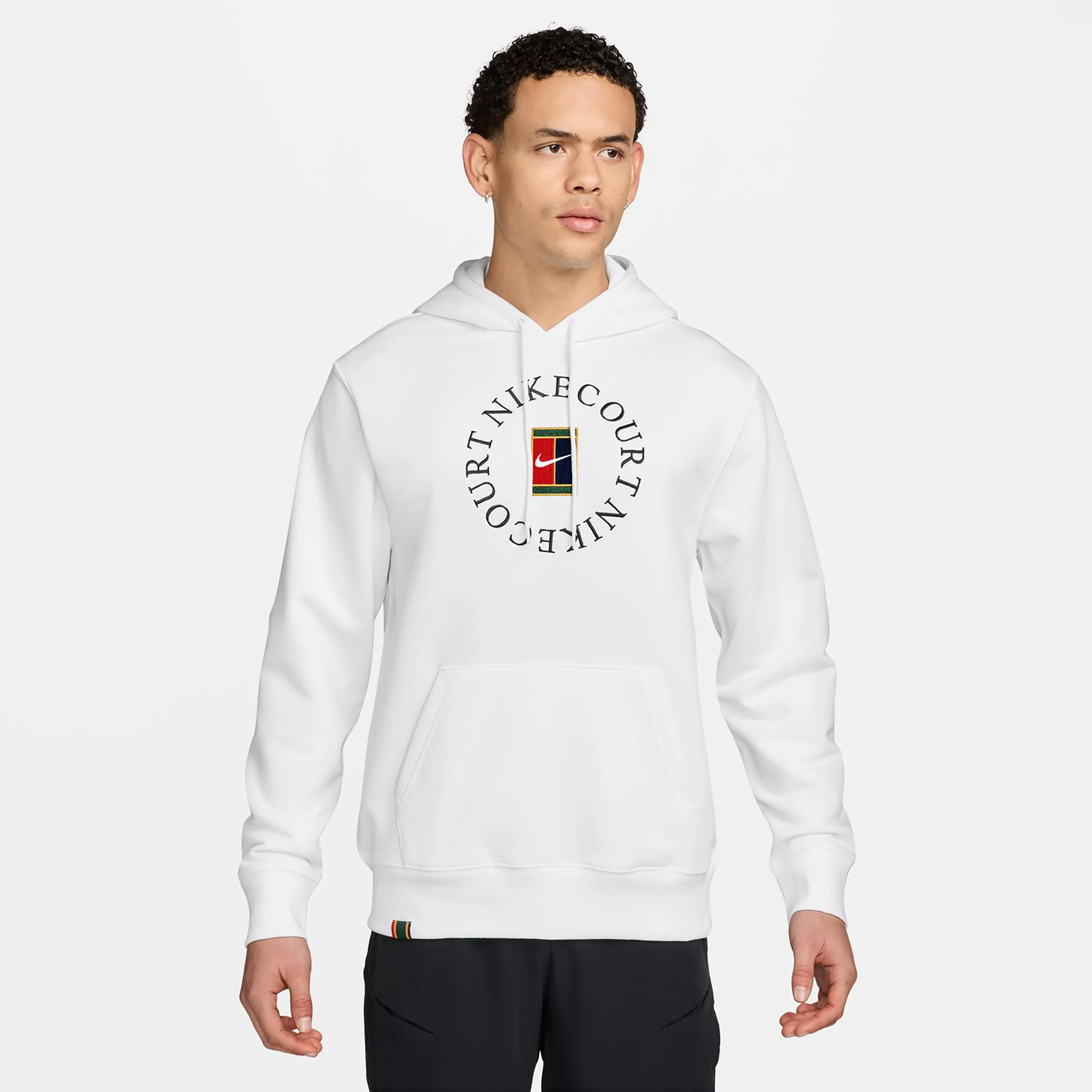 Court Dri-Fit Heritage Bluza Mężczyźni - biały, czarny