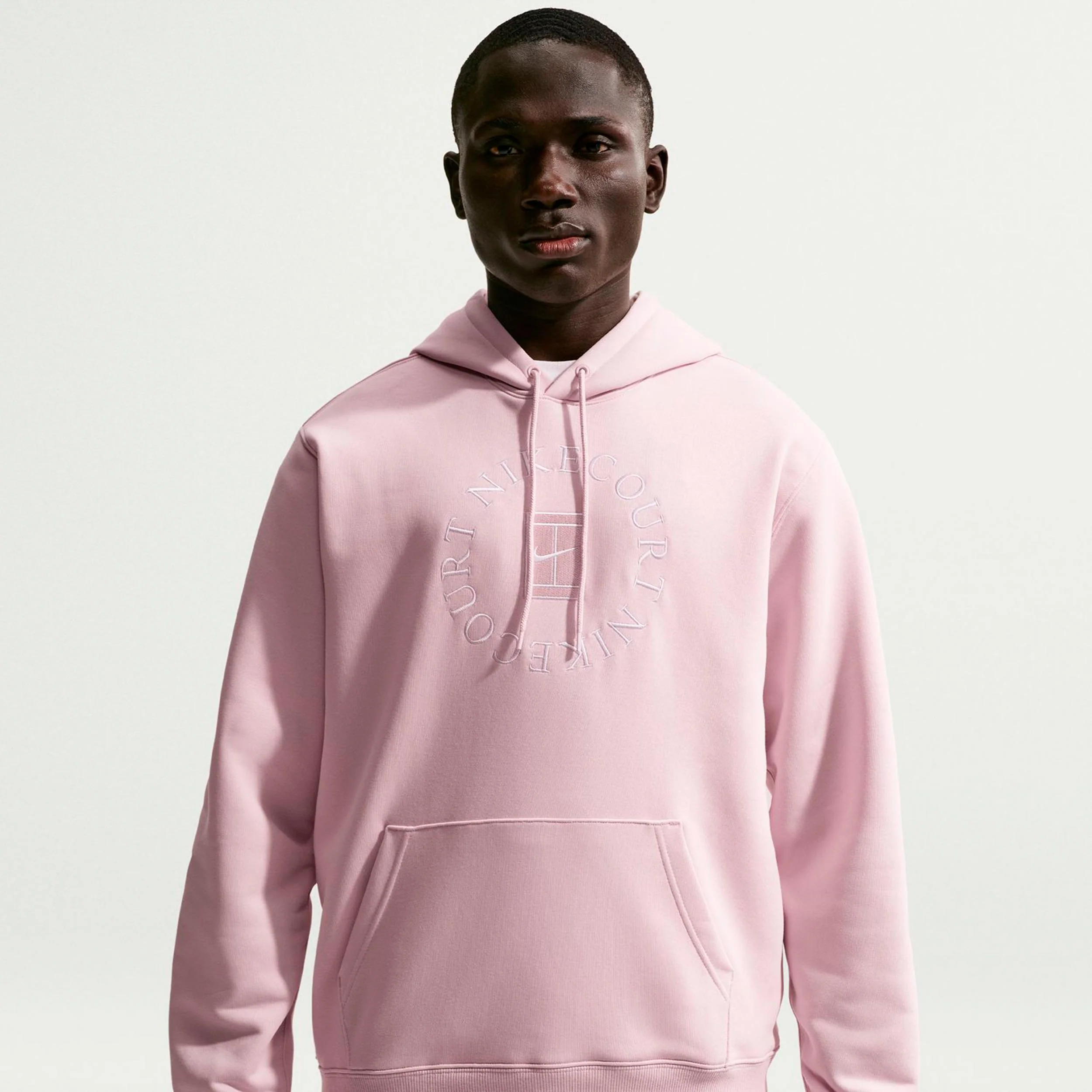 Court Dri-Fit Heritage Bluza Mężczyźni - ciemnoróżowy, beż