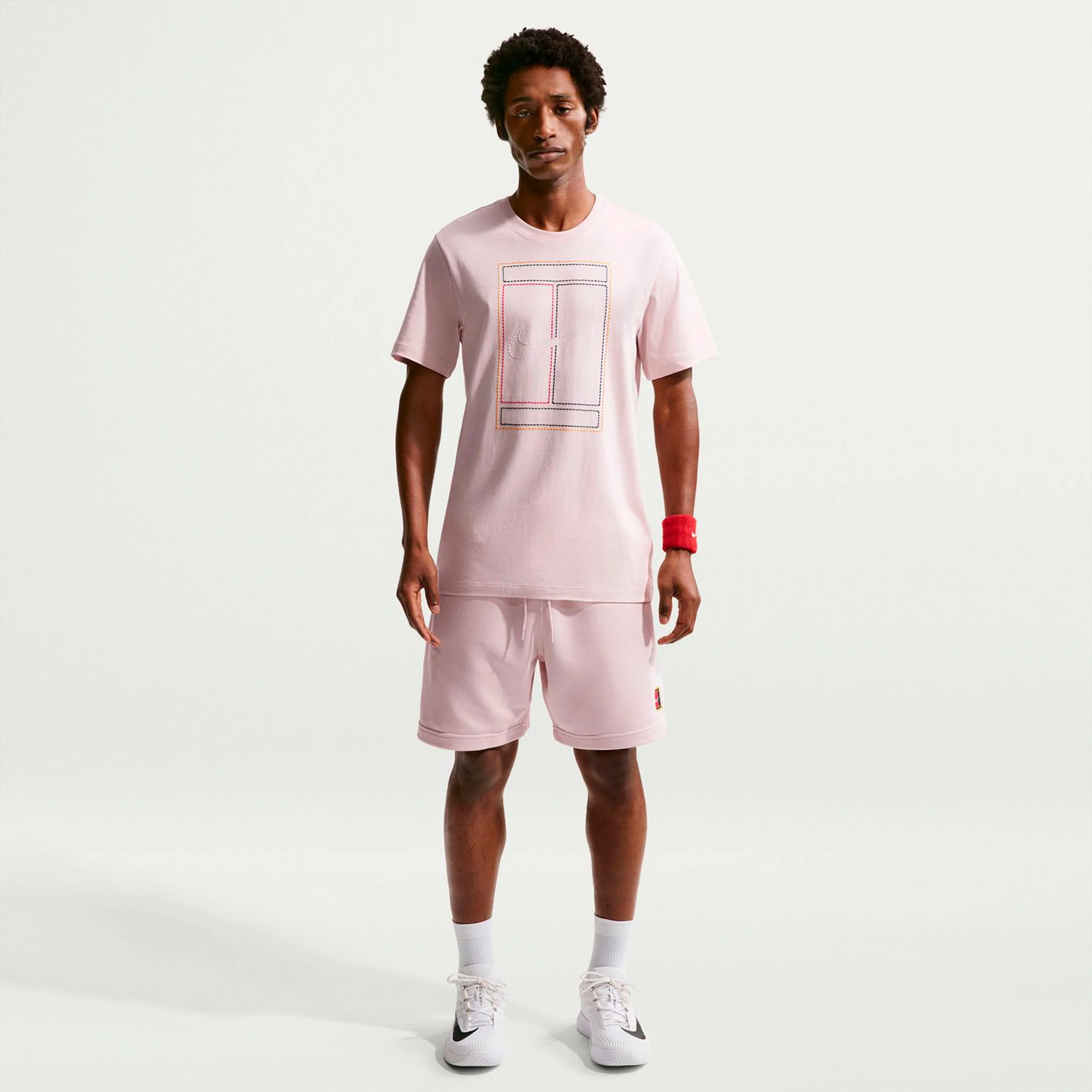 Court Dri-Fit Heritage Fleece Szorty Mężczyźni - ciemnoróżowy - Image 2