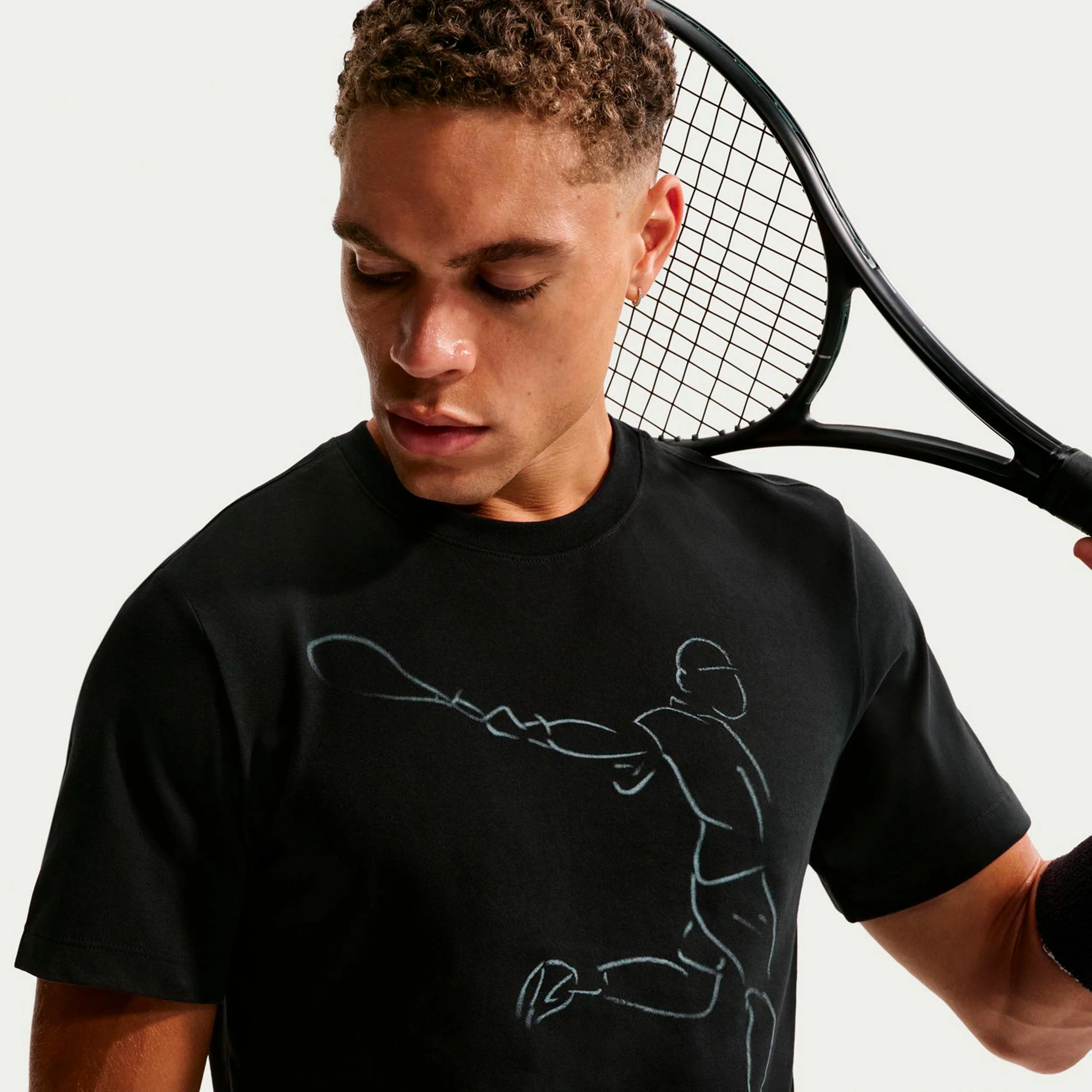Court Dri-Fit Koszulka Mężczyźni - czarny - Image 4