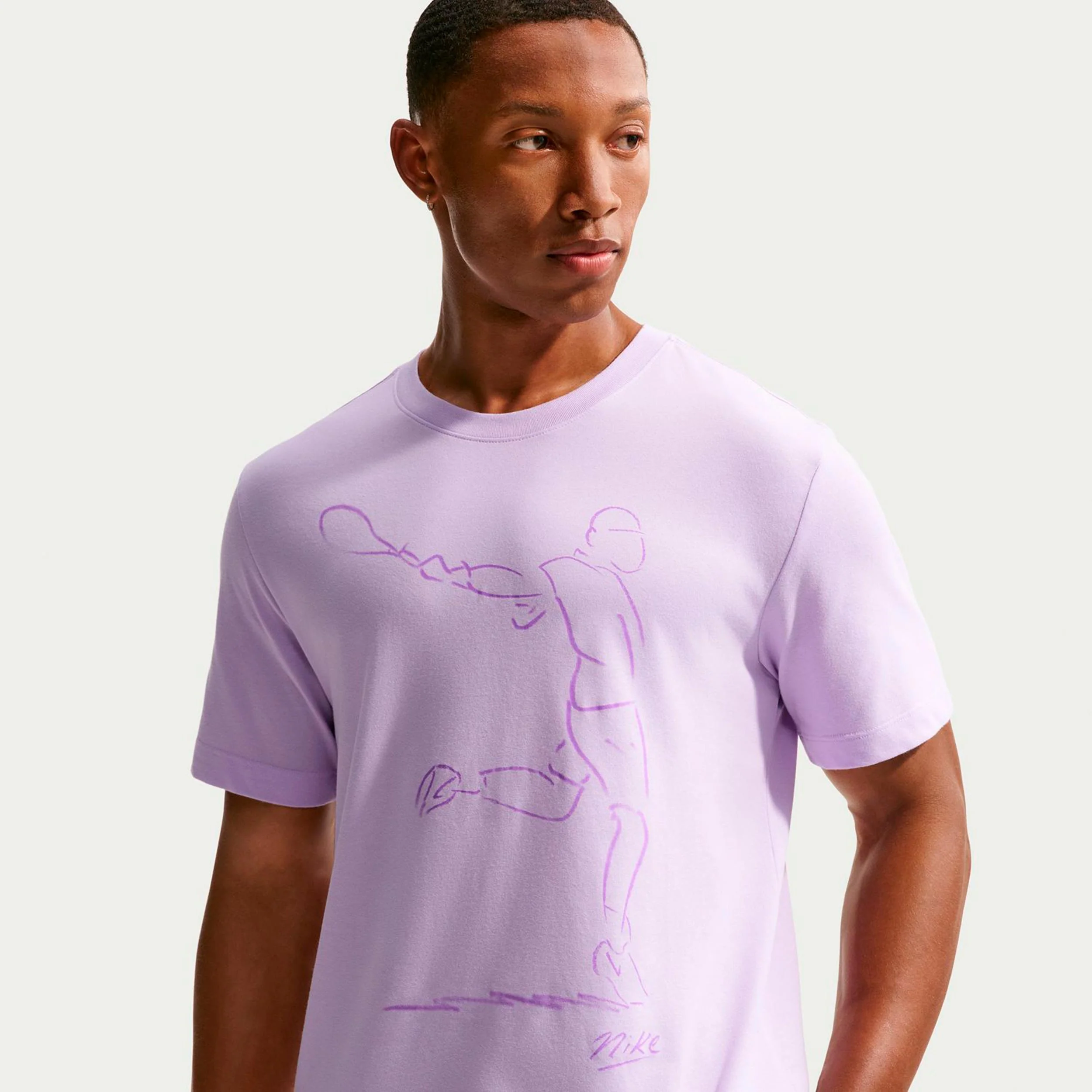 Court Dri-Fit Koszulka Mężczyźni - liliowy - Image 4