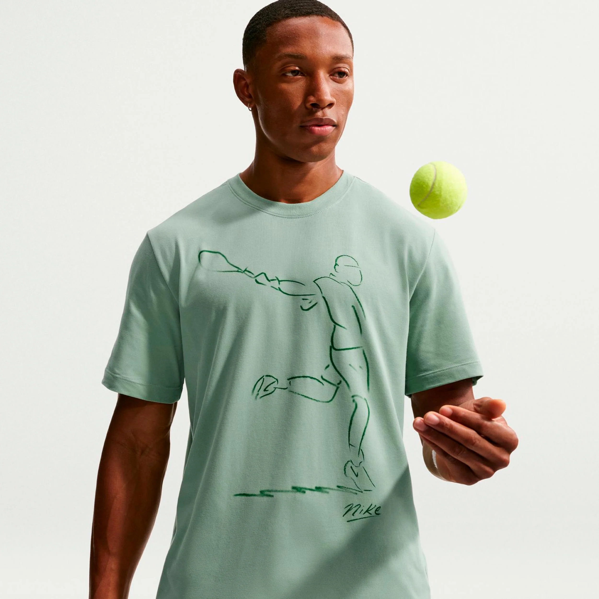 Court Dri-Fit Koszulka Mężczyźni - złamana biel - Image 5