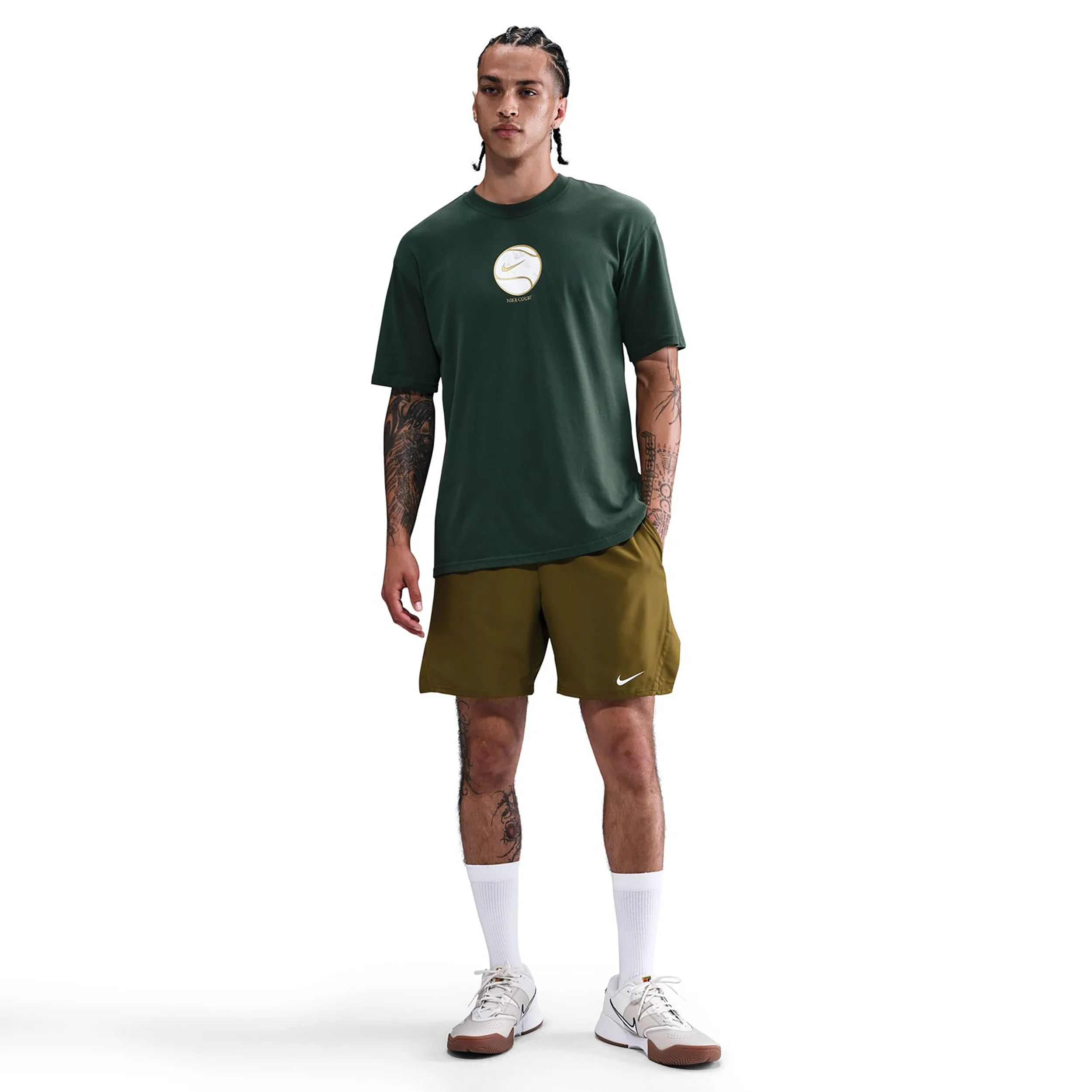 Court Dri-Fit Max 90's Koszulka Mężczyźni-ciemnozielony