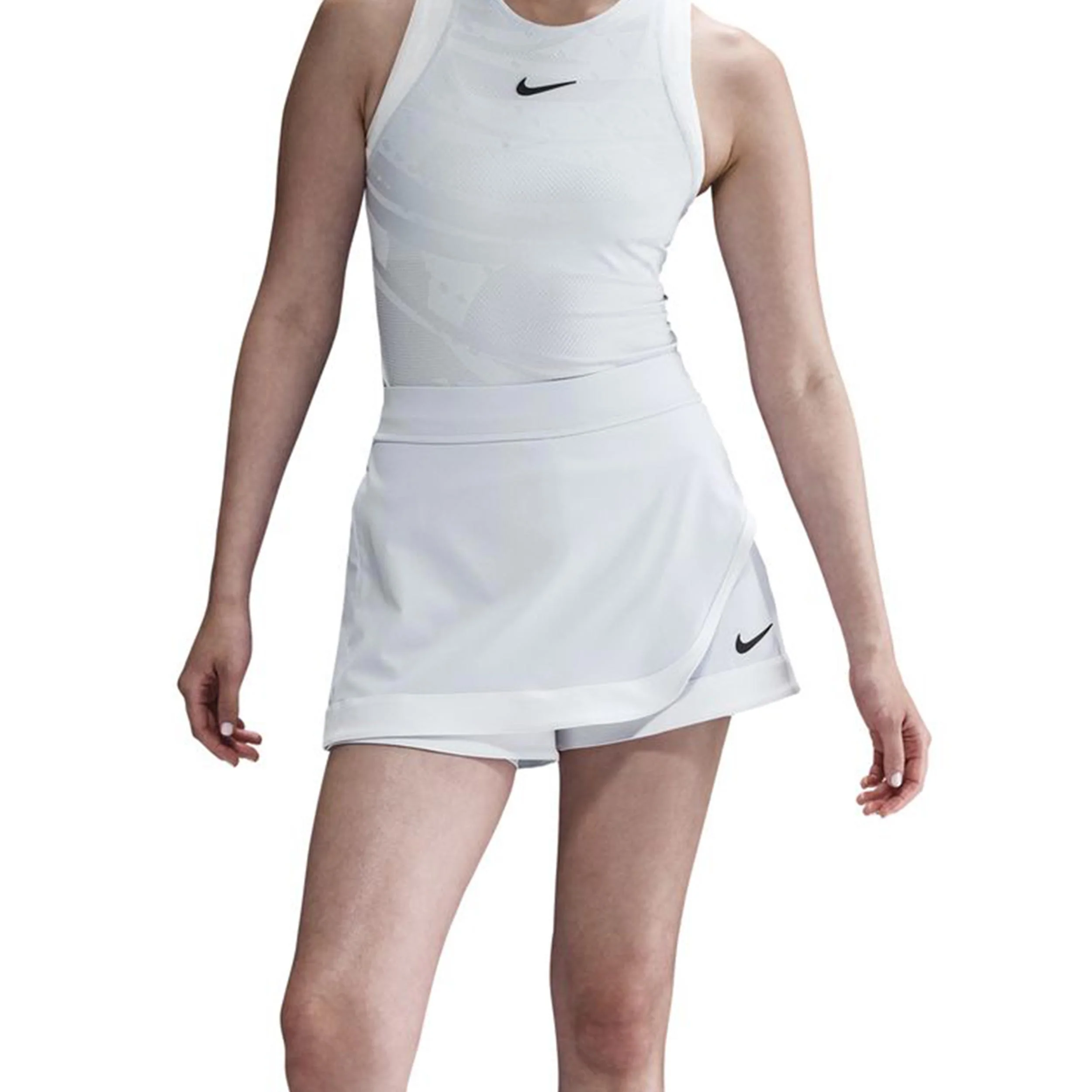 Court Dri-Fit Slam Spódnica Kobiety-Jasnoszary,Jasnoszary