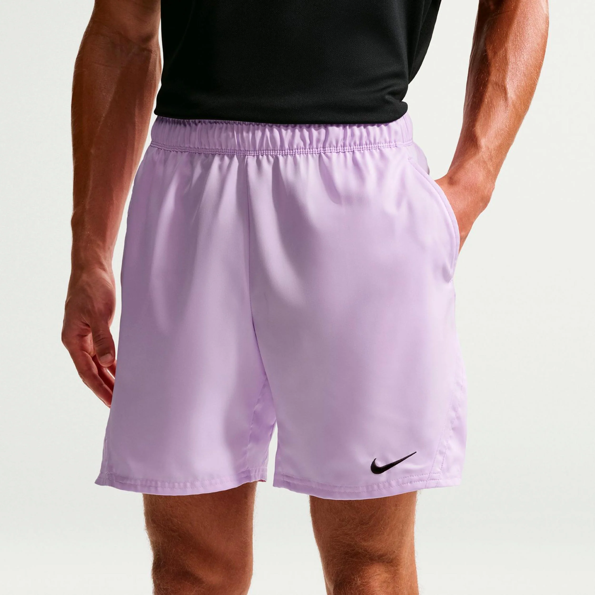 Court Victory Dri-Fit 7in Szorty Mężczyźni - liliowy, czarny