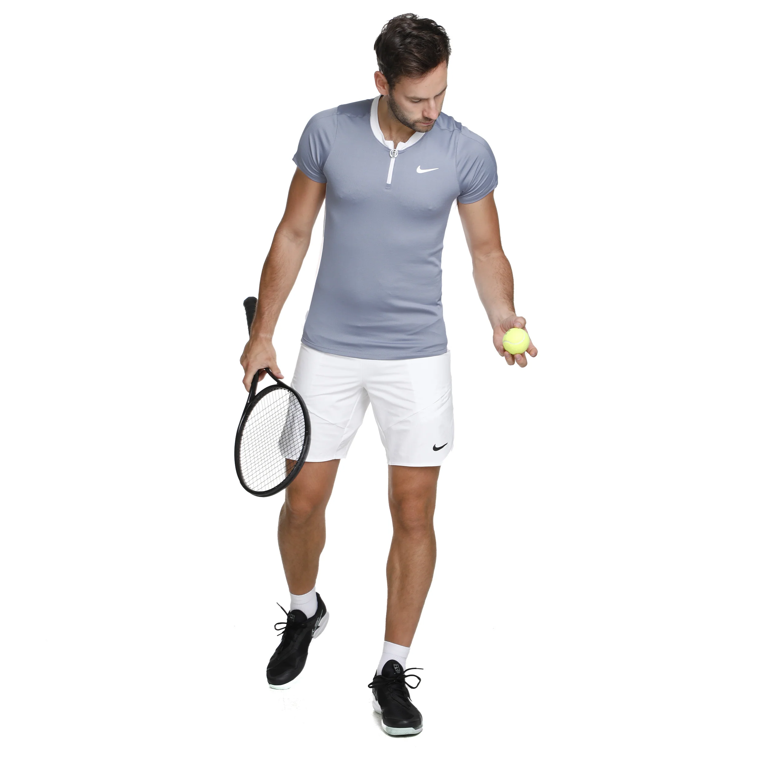 Dri-Fit Advantage 9in Szorty Mężczyźni-Biały - Image 3