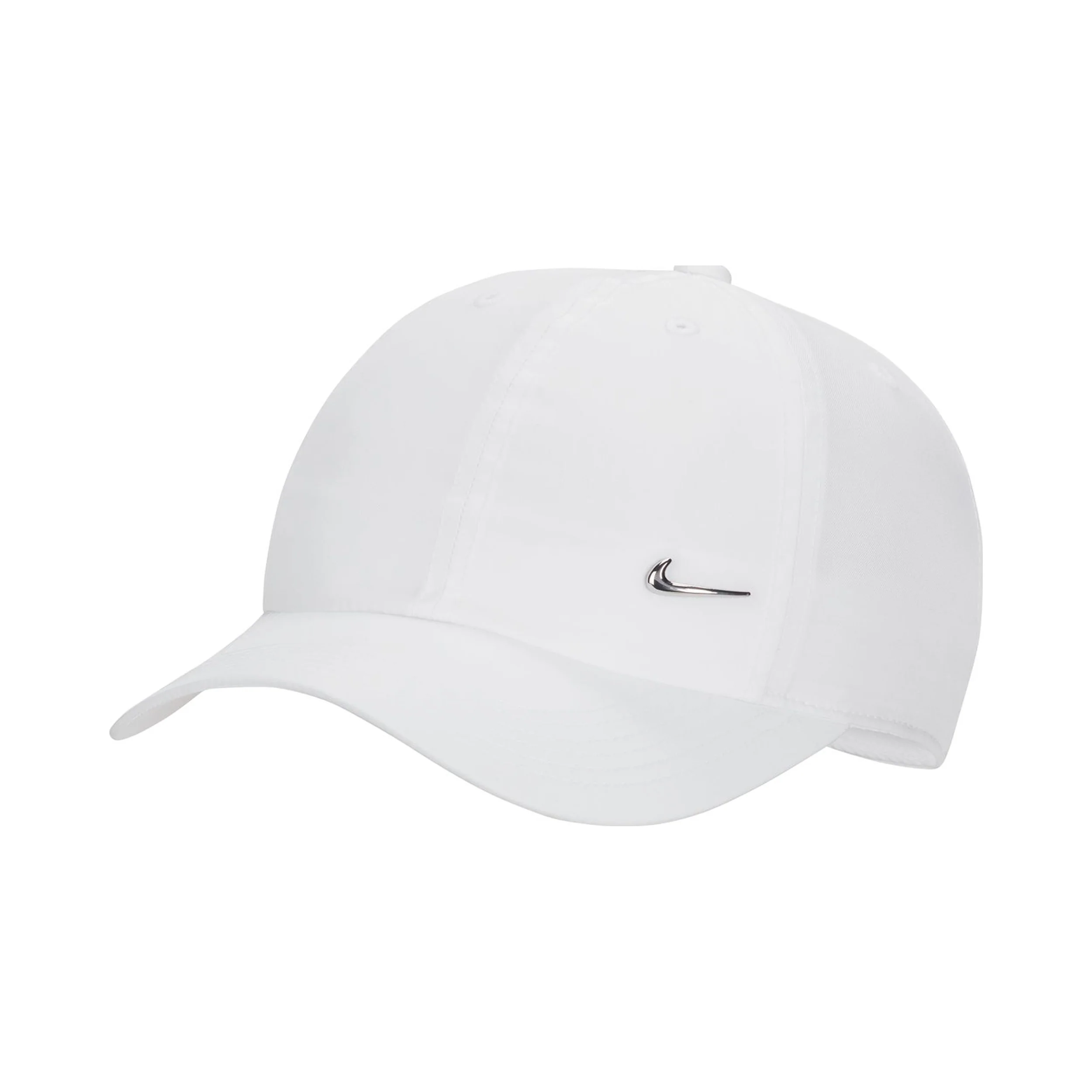 Dri-FIT Club Metal Swoosh Czapka Dzieci-biały