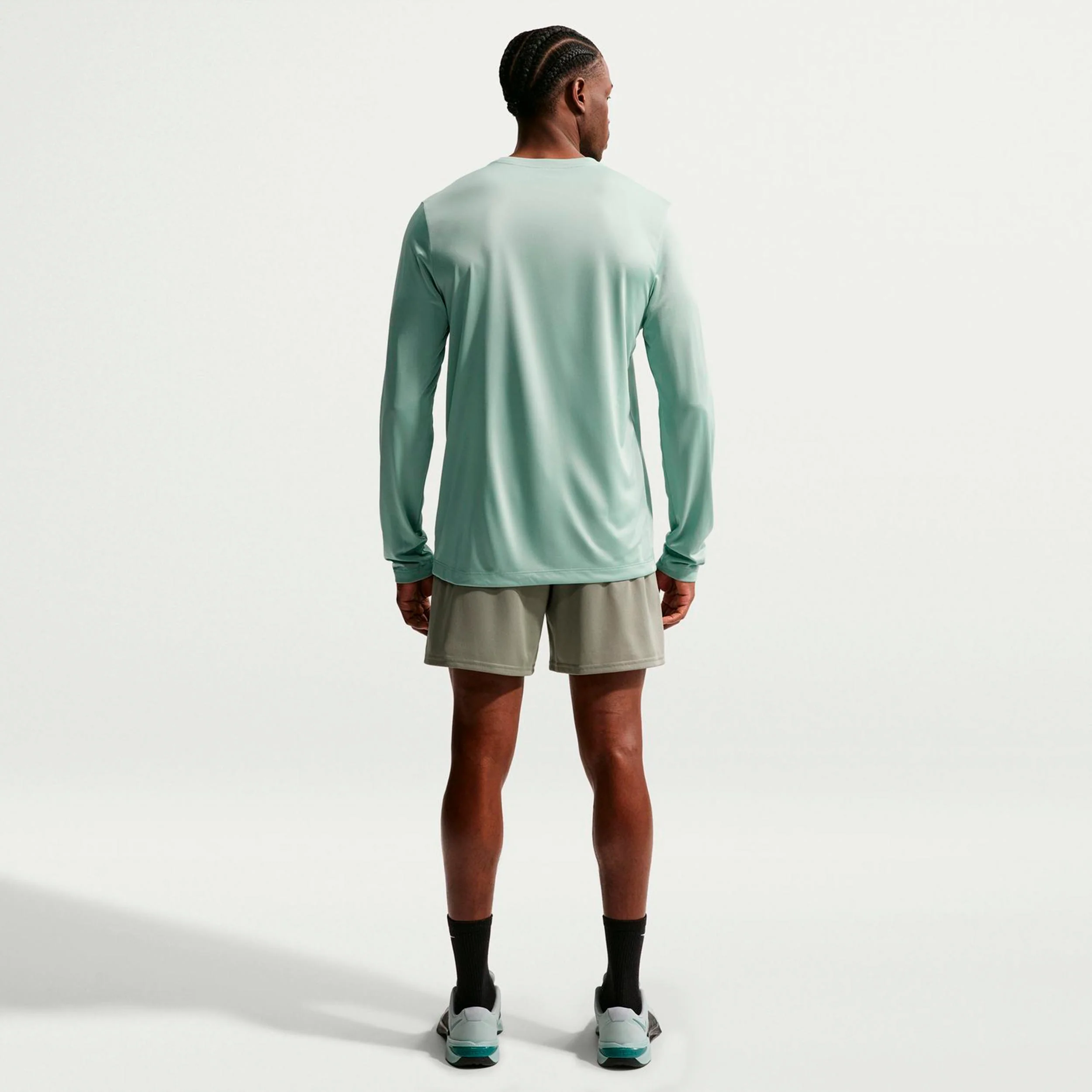 Dri-Fit Długi Rękaw Mężczyźni - złamana biel, czarny - Image 3