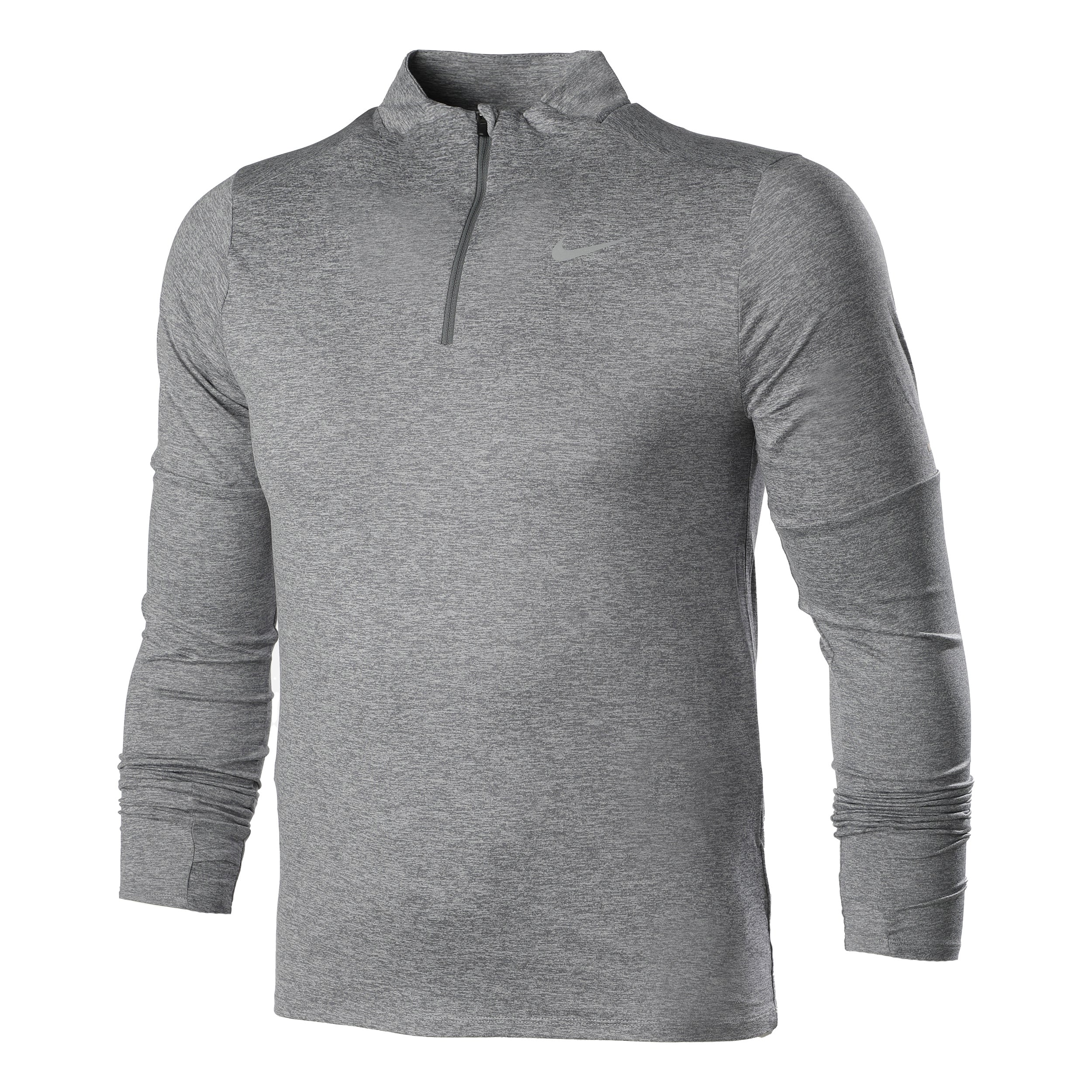 Dri-Fit Element Half-Zip Top do biegania Mężczyźni - szary,