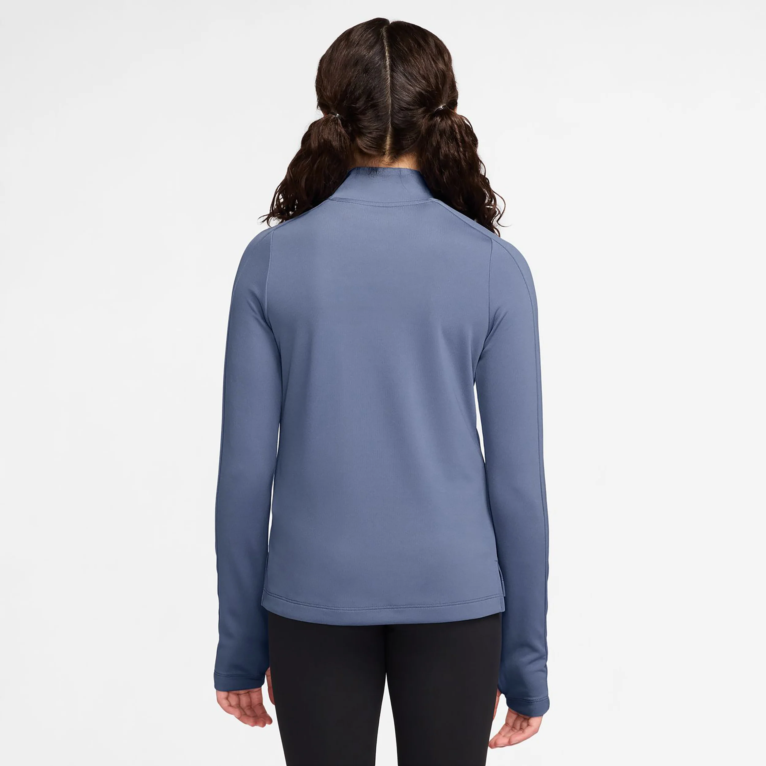 Dri-Fit Half-Zip Długi Rękaw Dziewczynki - niebiesko-szary, biały - Image 2