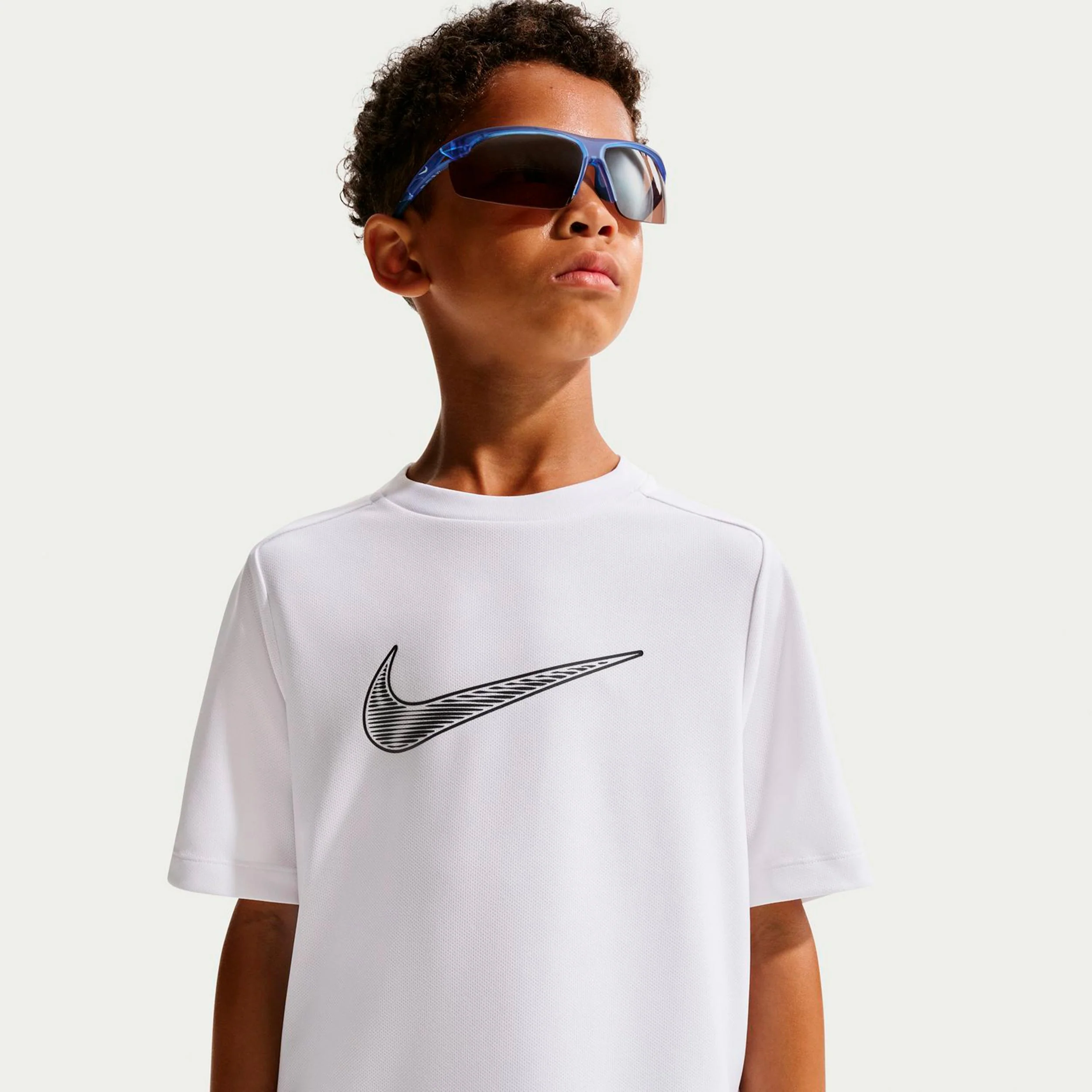 Dri-Fit Multi  Koszulka Chłopcy-biały