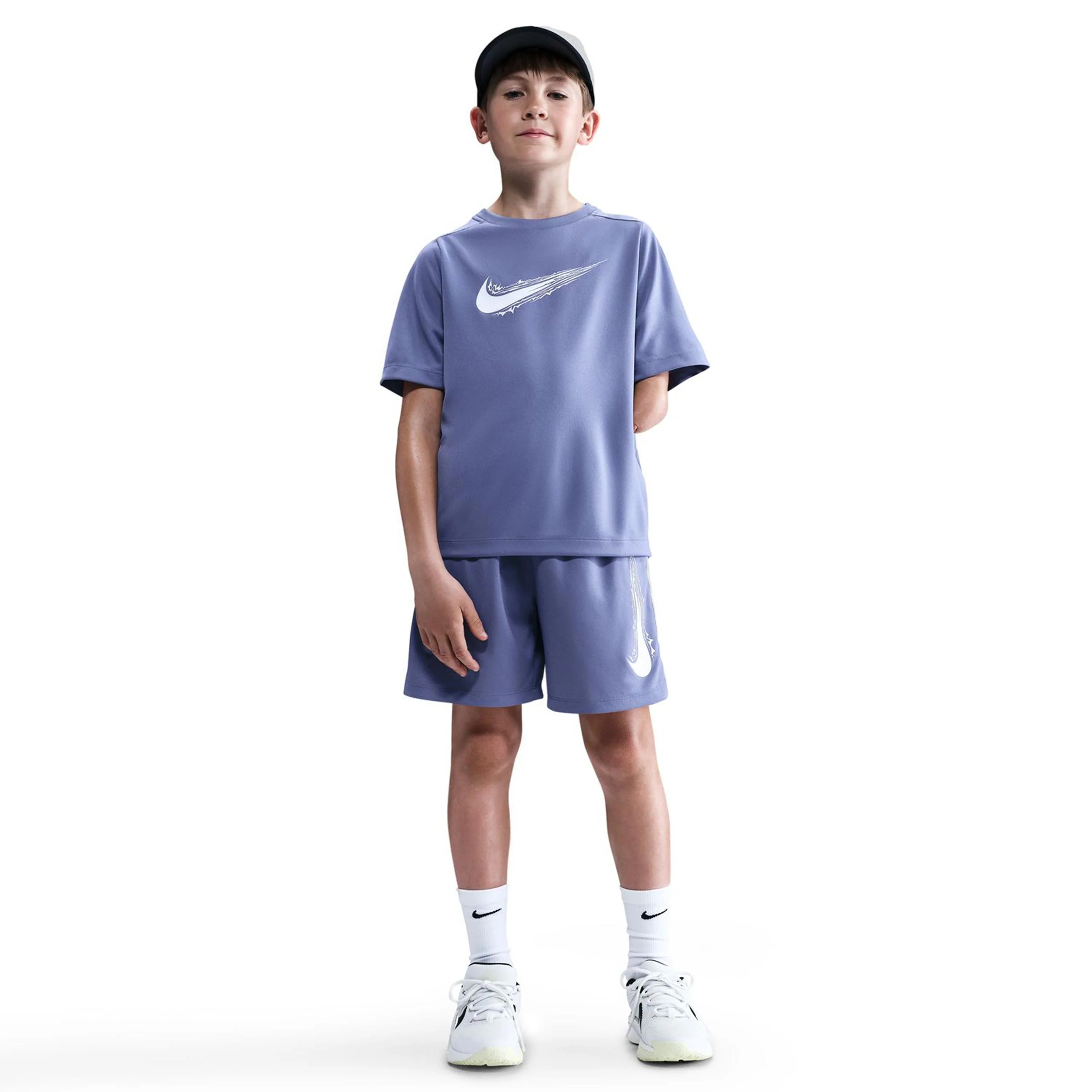 Dri-Fit Multi Koszulka Dzieci-Niebiesko-szary - Image 2