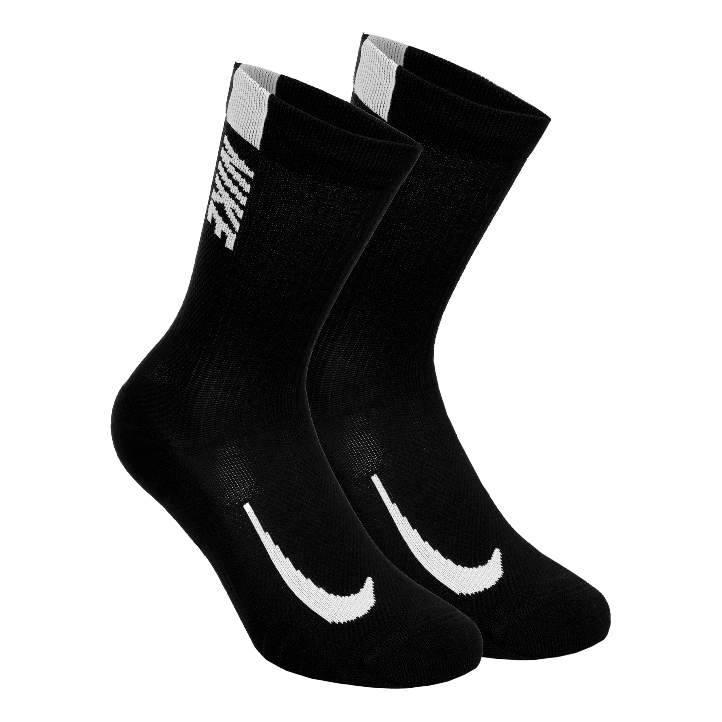 Dri-Fit Multiplier Crew Skarpety sportowe Opakowanie 2 szt. Unisex - czarny, biały
