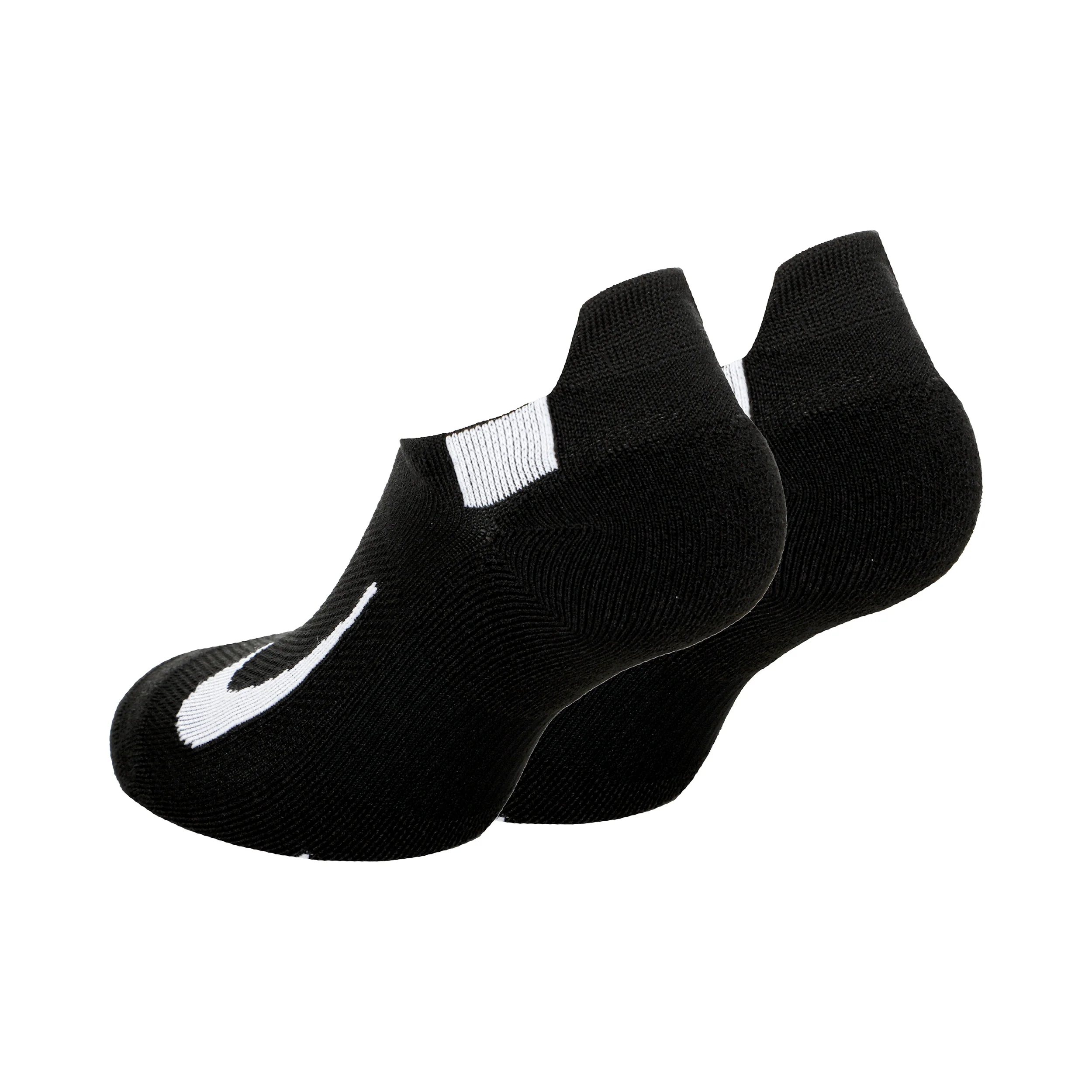 Dri-Fit Multiplier No-Show Socks Skarpety do biegania Opakowanie 2 szt. Unisex - czarny, biały - Image 2