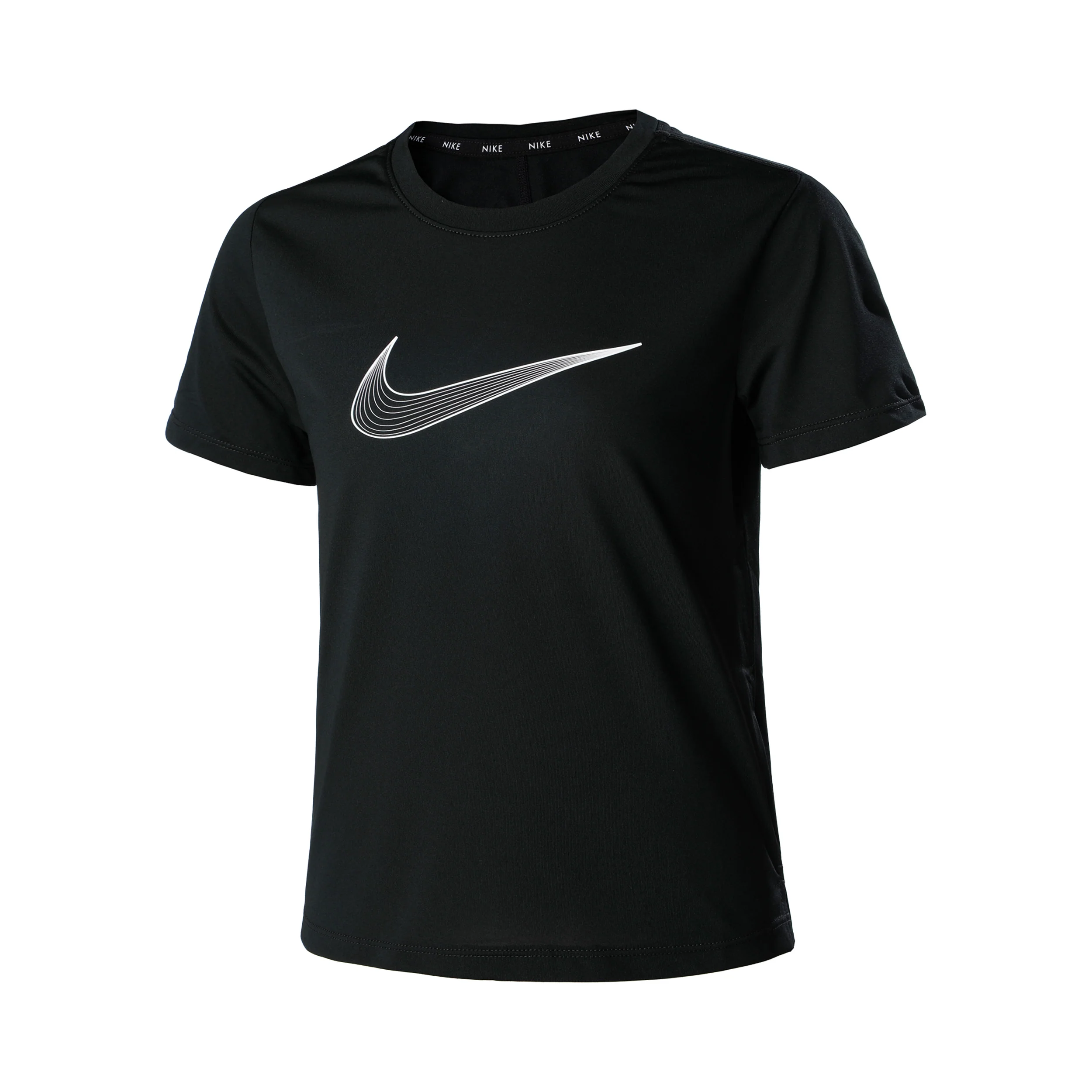 Dri-Fit One Graphic Koszulka Dziewczynki-Czarny,Biały