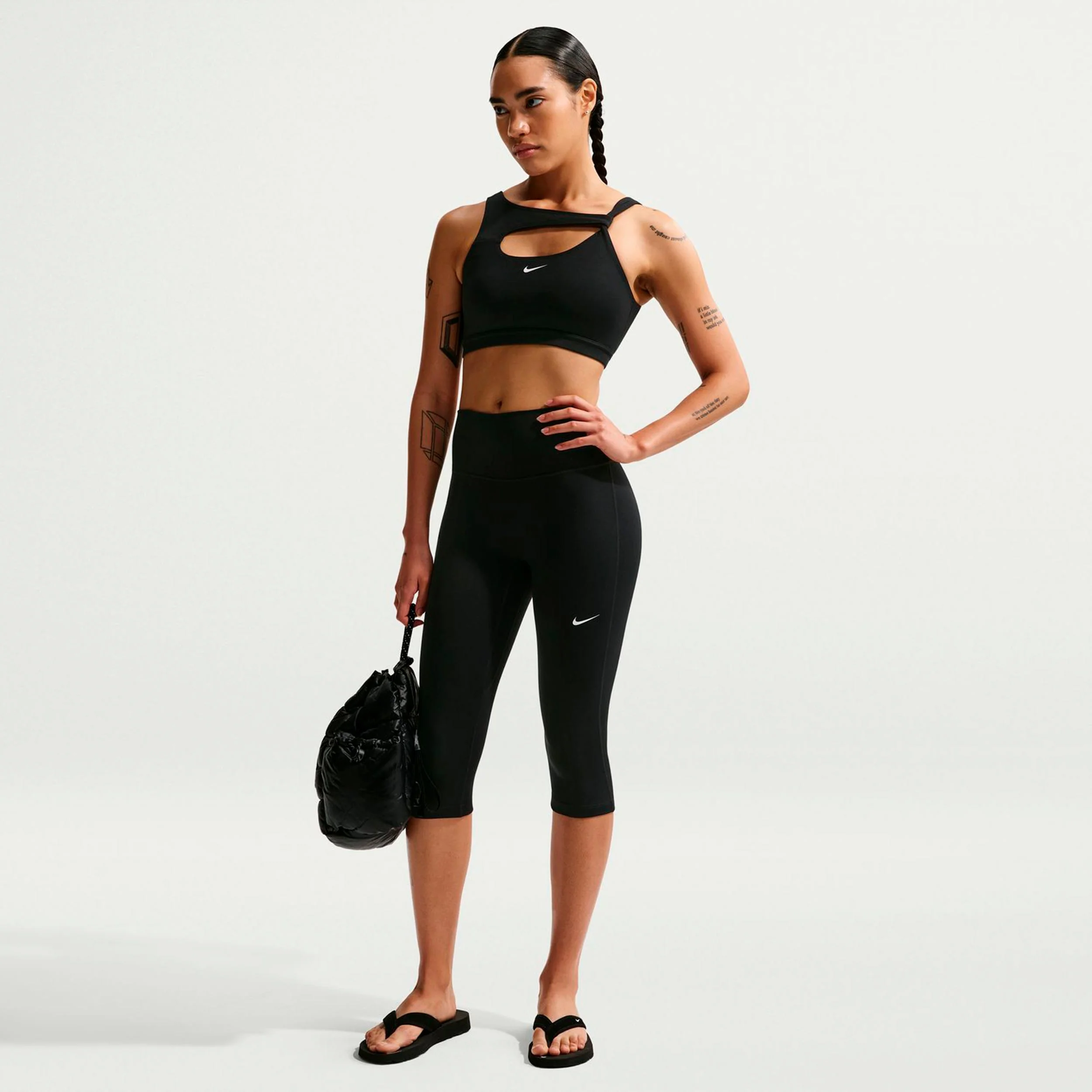 Dri-Fit One High Rise Getry Kobiety-czarny - Image 2