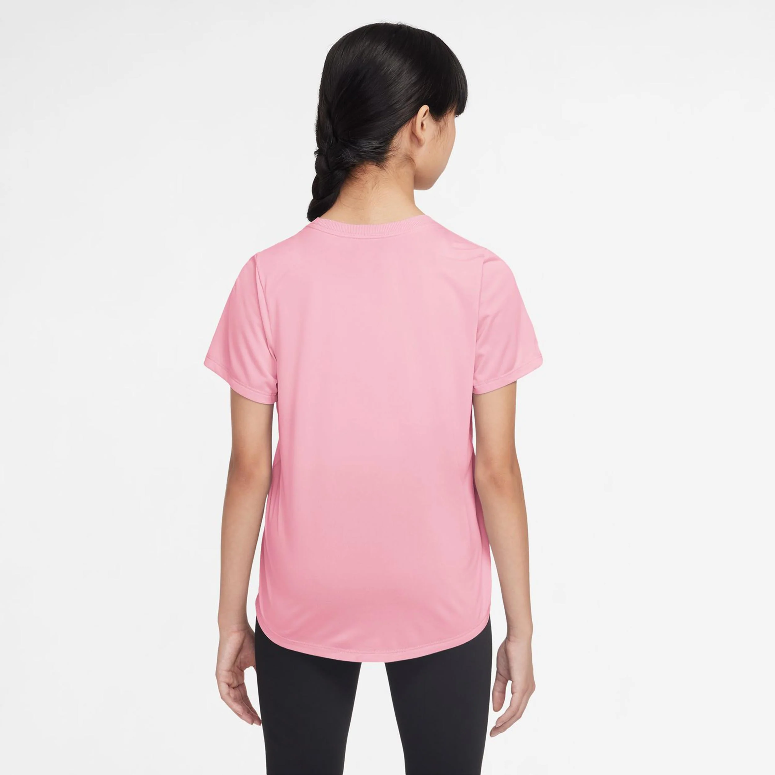 Dri-Fit One Koszulka Dziewczynki-Róż,Biały - Image 2