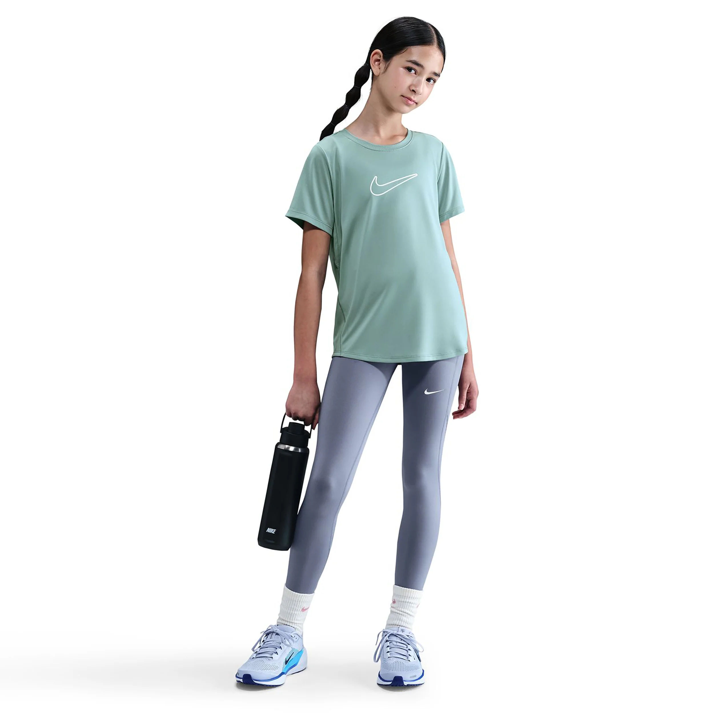 Dri-FIT One Koszulka Dziewczynki-szałwia