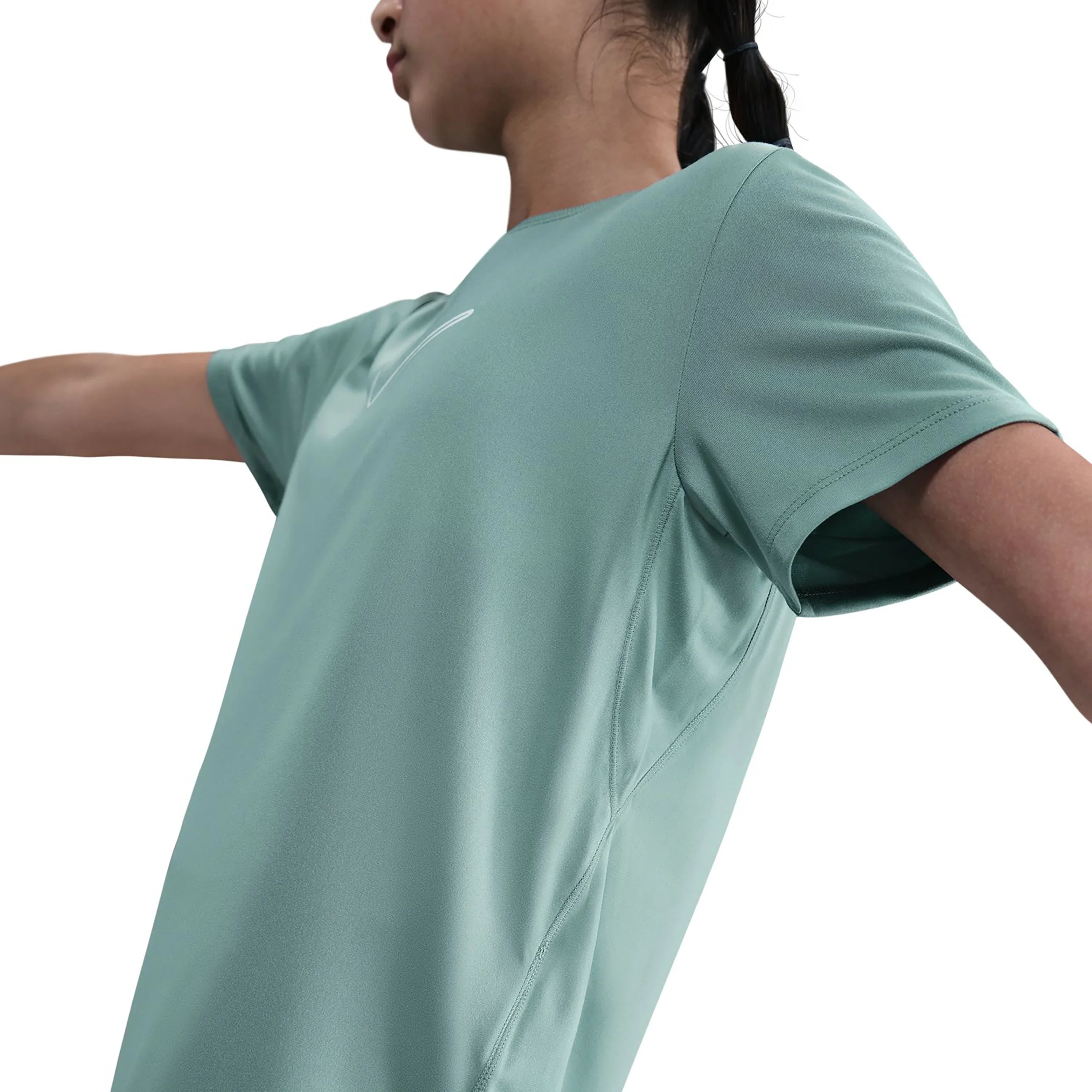 Dri-FIT One Koszulka Dziewczynki-szałwia - Image 4