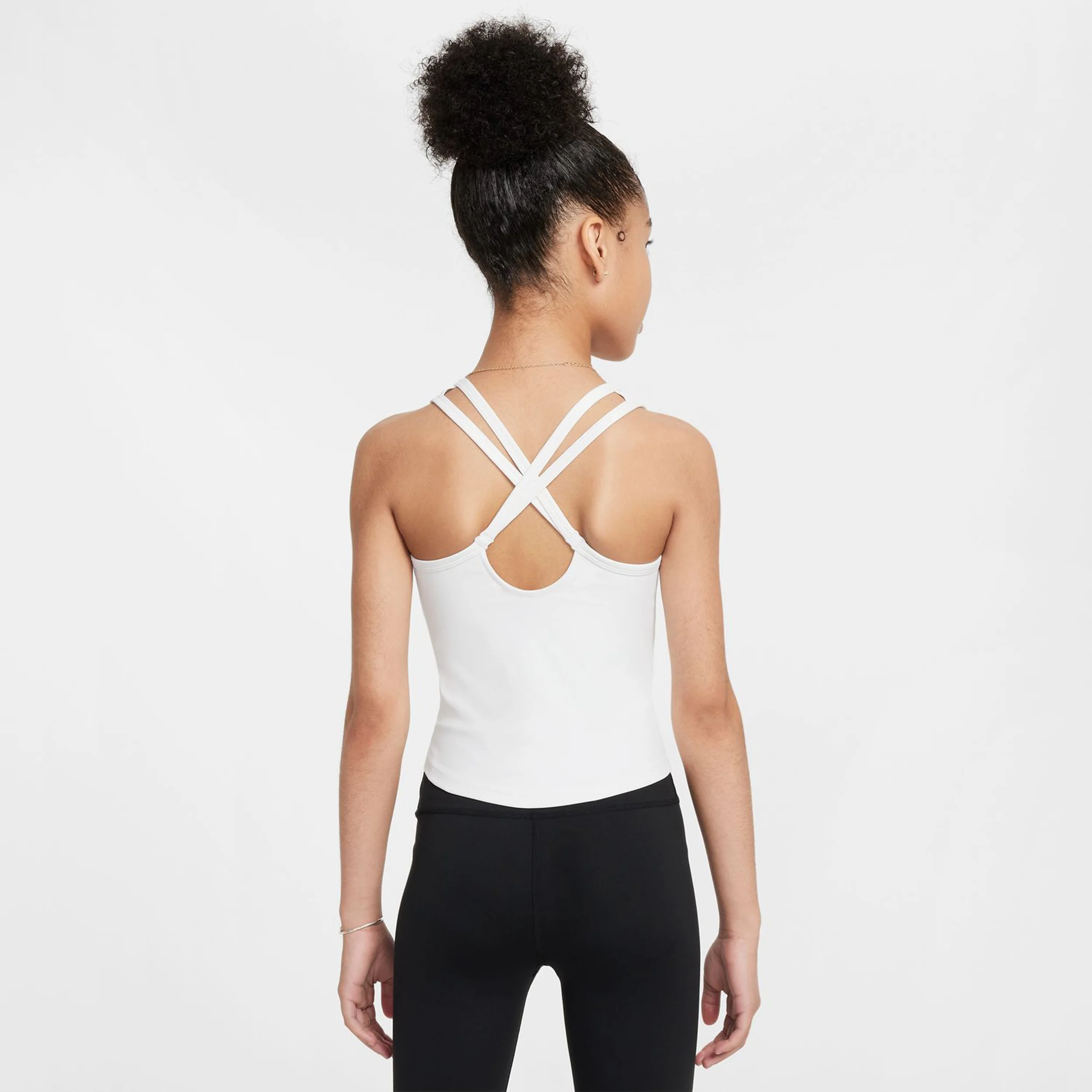 Dri-FIT One Tank top Dziewczynki - biały, czarny - Image 5