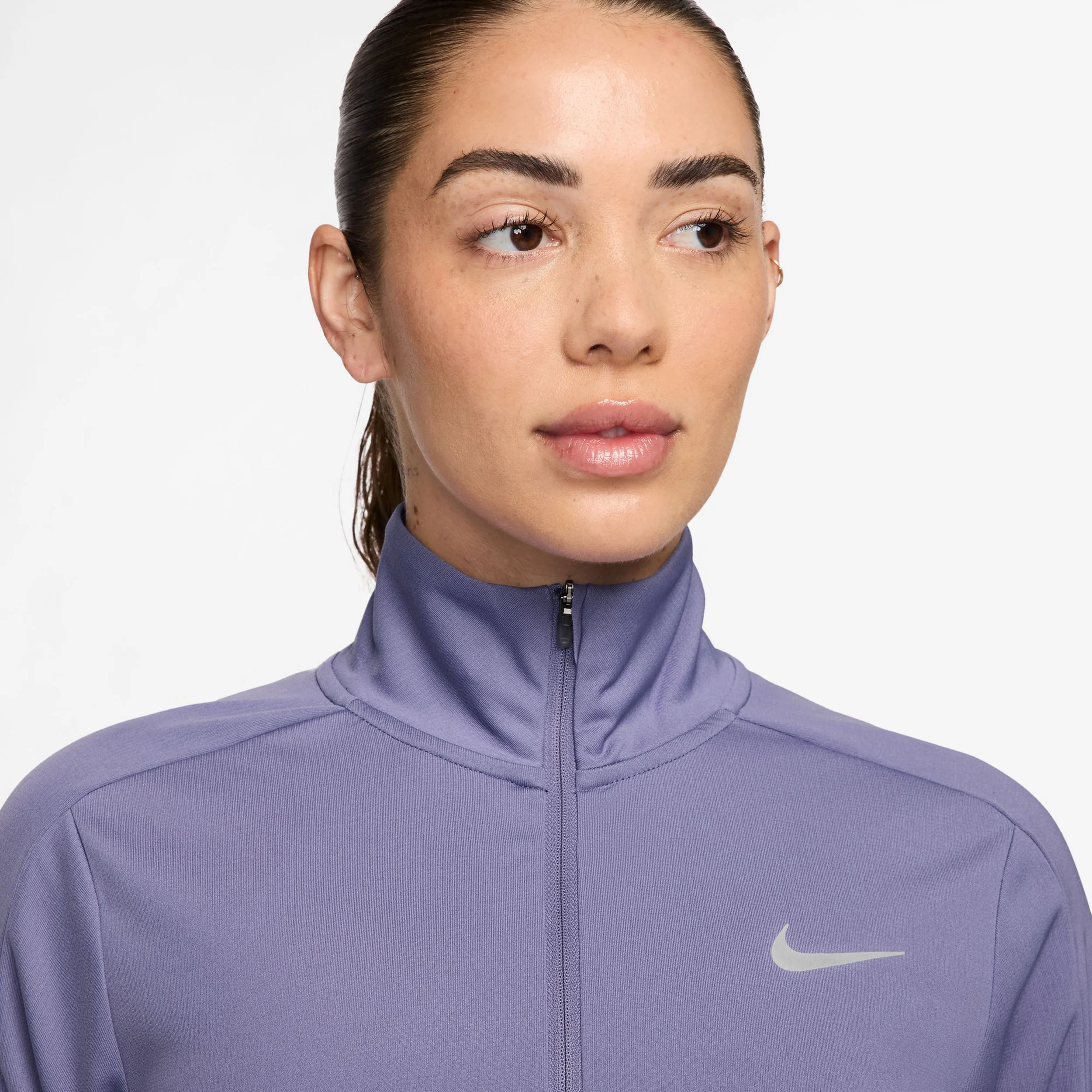 Dri-Fit Pacer 1/4-Zip Długi Rękaw Kobiety - niebiesko-szary, - Image 3
