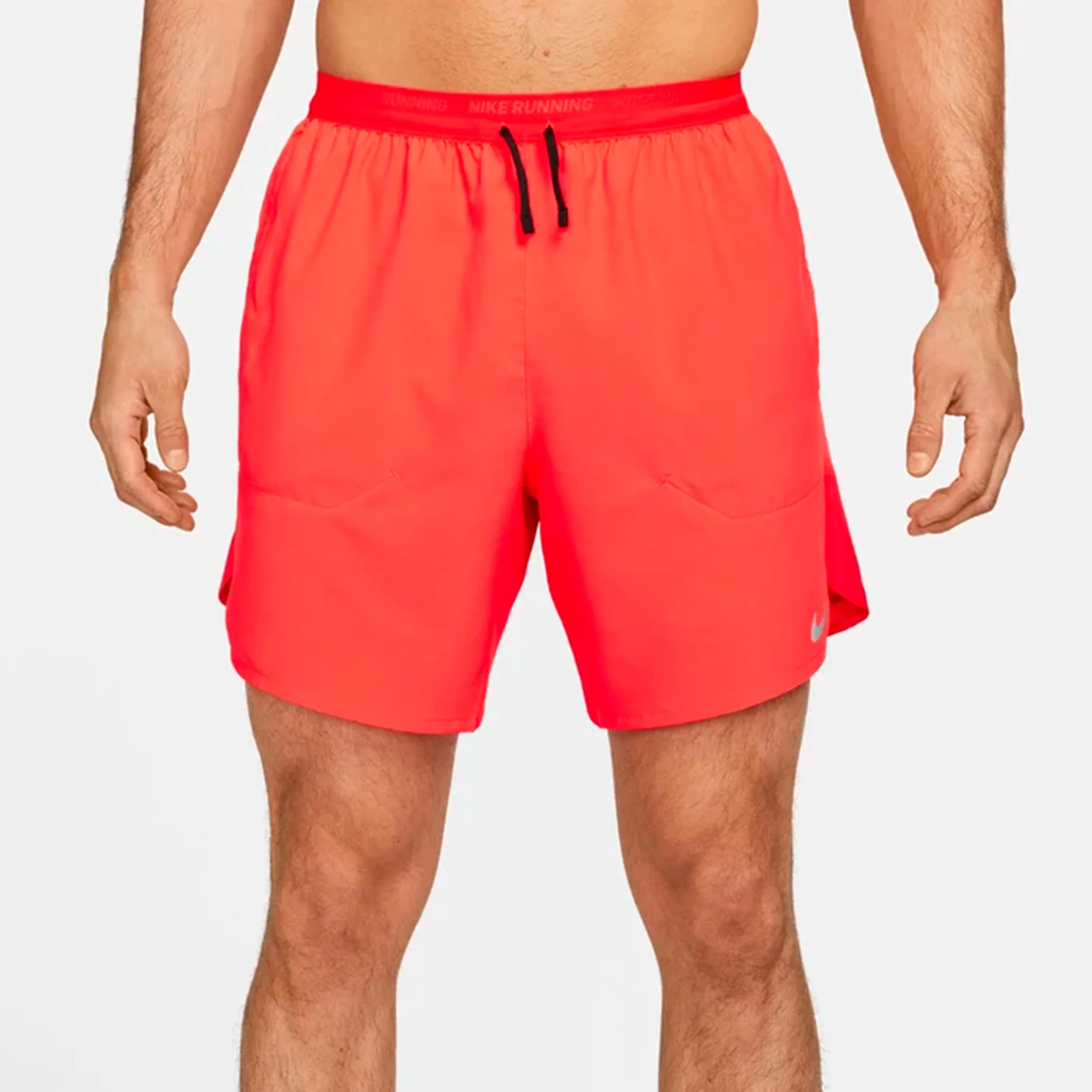 Dri-Fit Stride 7in Brief-Lined Szorty - czerwony, czarny