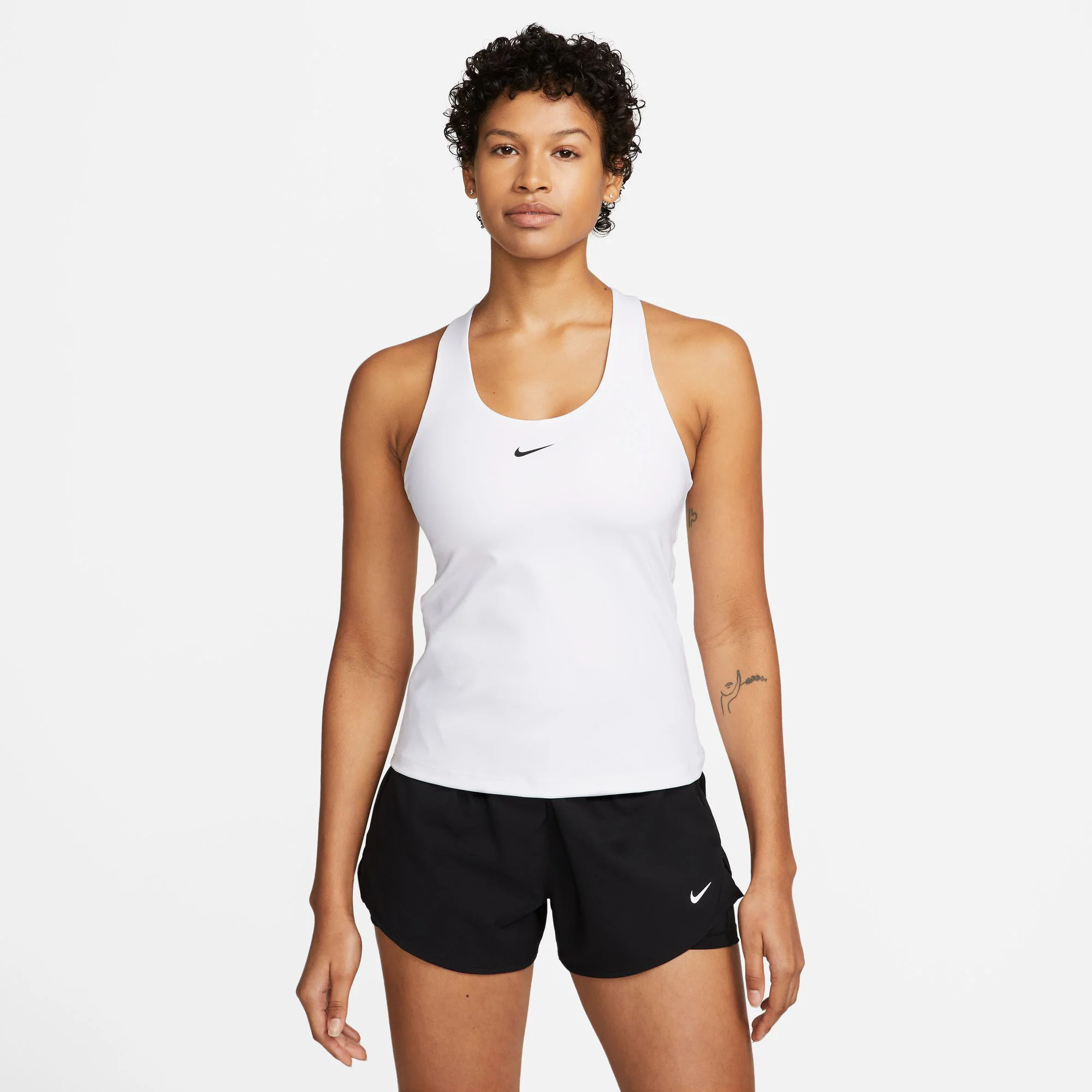 Dri-Fit Swoosh Bra Tank Top Kobiety-Biały - Image 4