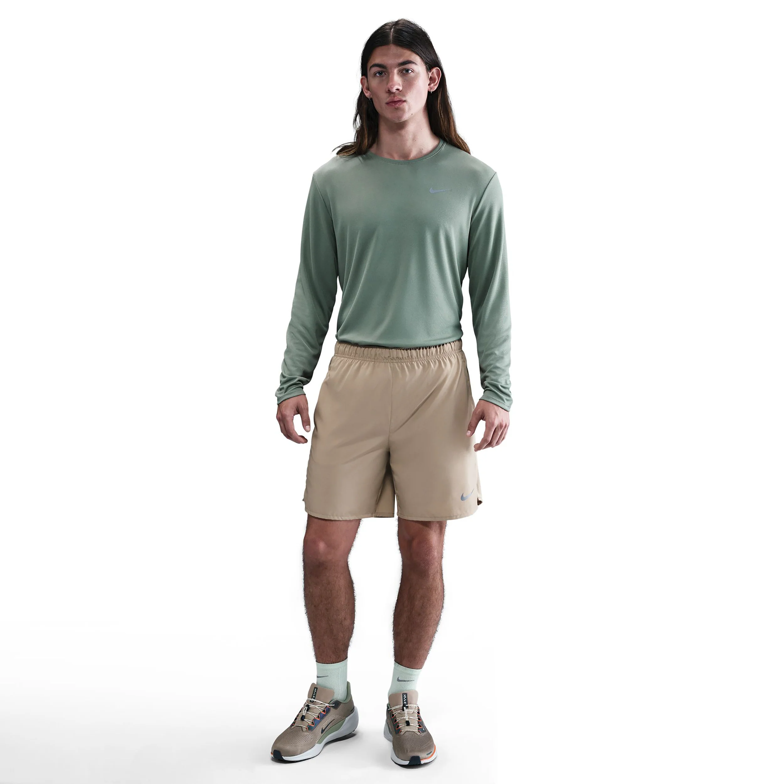 Dri-Fit UV Miler Koszulka do biegania Mężczyźni - szałwia,
