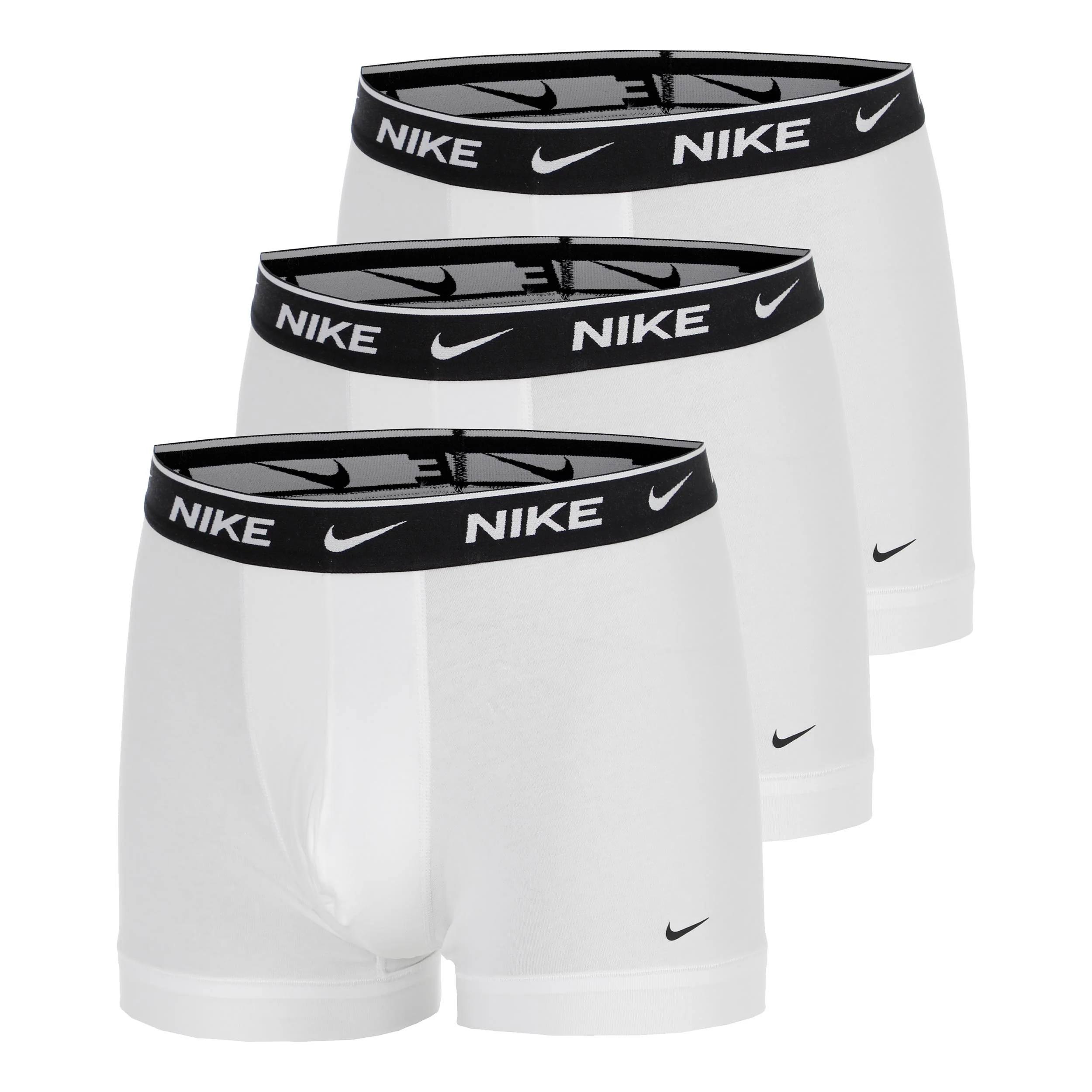 Essential Cotton Stretch Trunk Bokserki sportowe Opakowanie 3 szt. Mężczyźni - biały, biały
