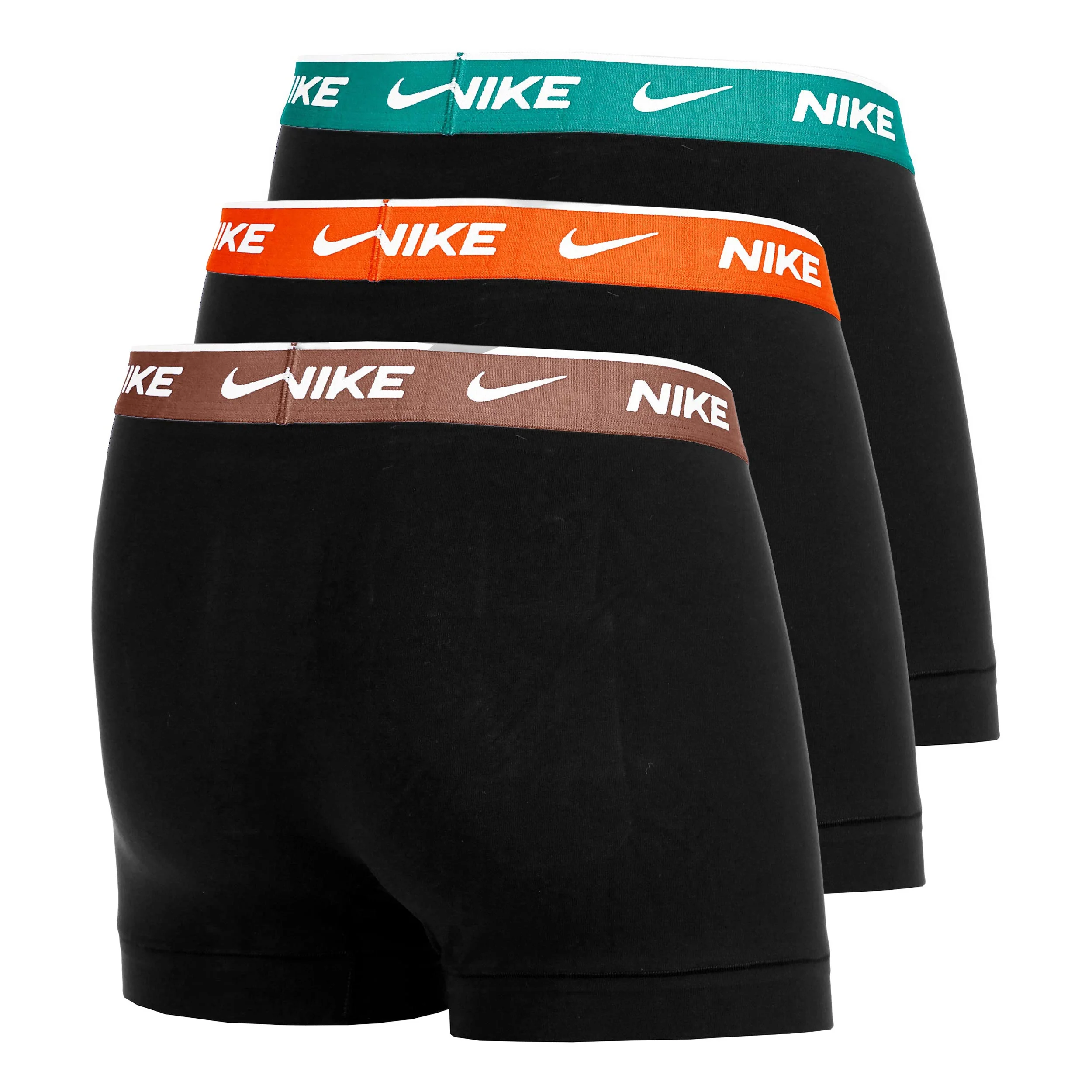 Essential Cotton Stretch Trunk Bokserki sportowe Opakowanie 3 szt. Mężczyźni - czarny, pomarańczowy - Image 2