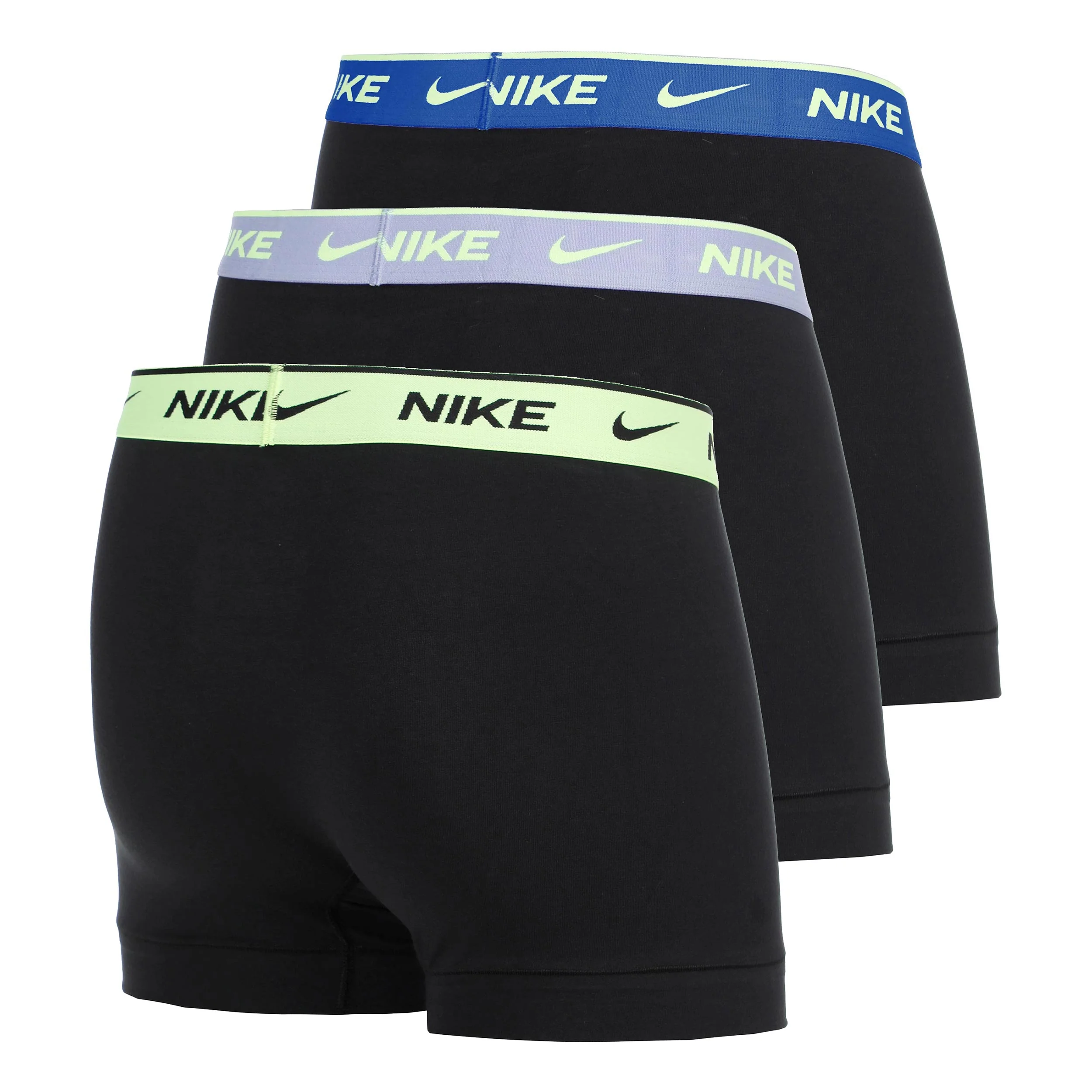 Essential Cotton Stretch Trunk Bokserki sportowe Opakowanie 3 szt. Mężczyźni - czarny, turkus - Image 2