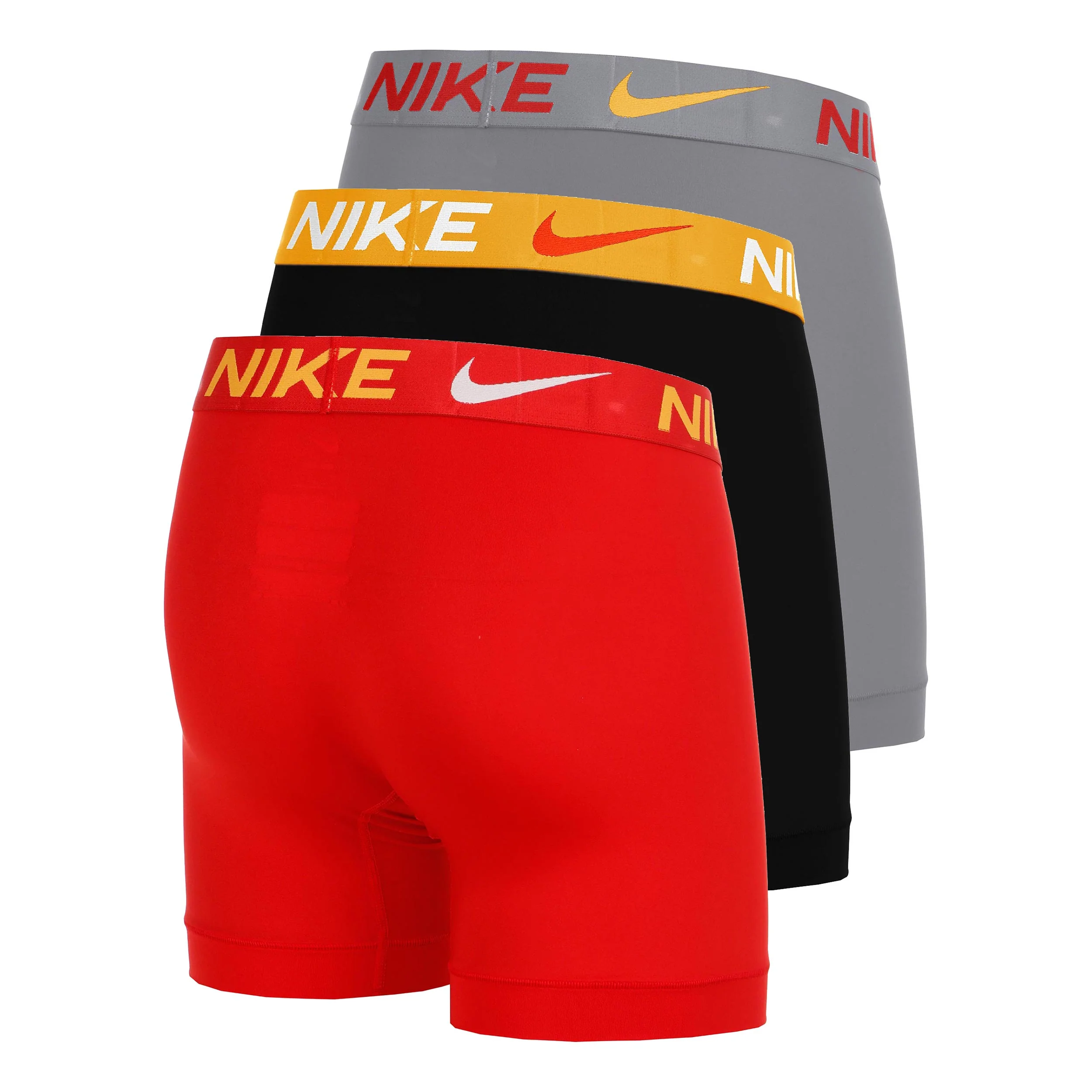 Essential Micro Bokserki sportowe - Opakowanie 3 szt. Mężczyźni-czerwony, szary - Image 2