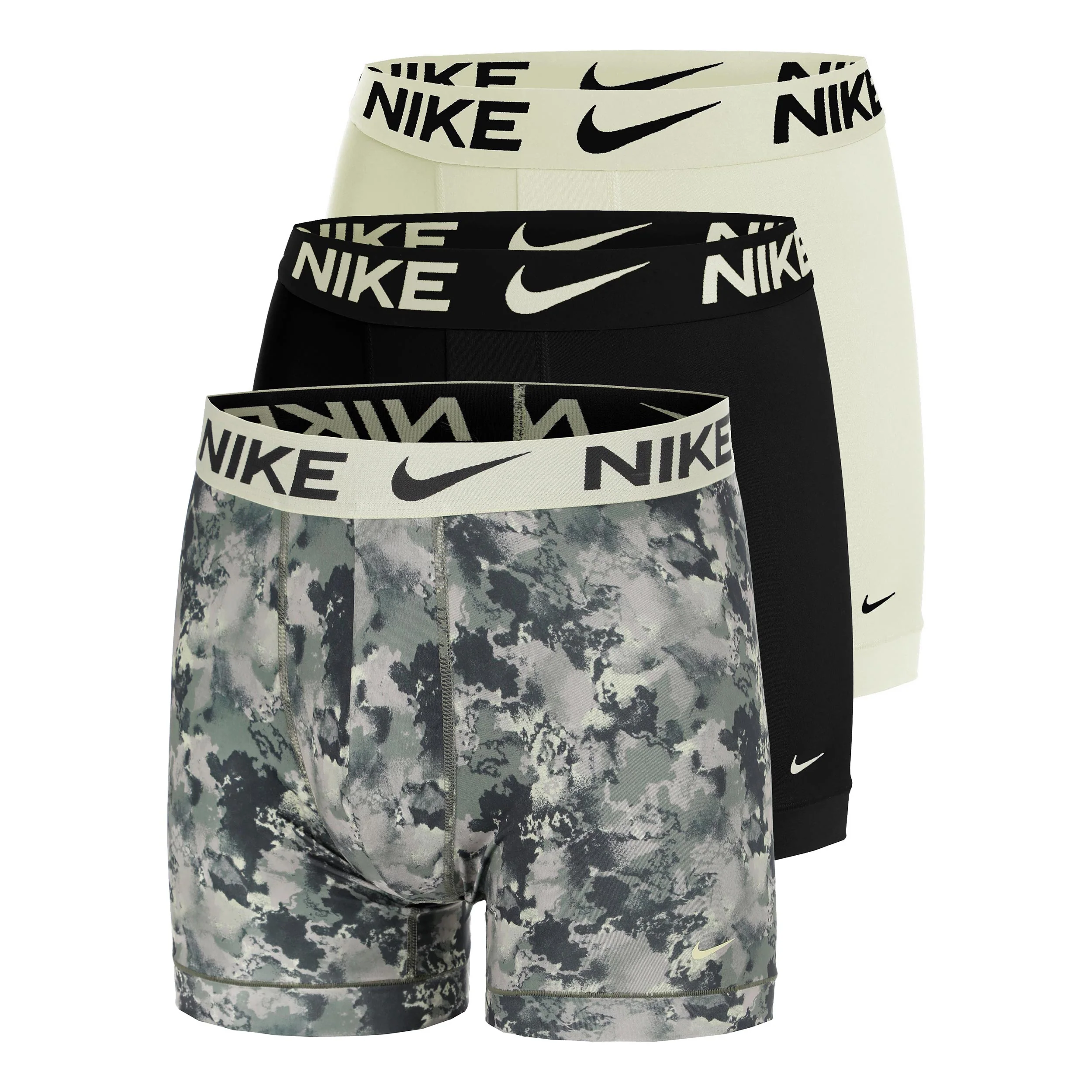 Essential Micro Bokserki sportowe - Opakowanie 3 szt. Mężczyźni-szary, zieleń