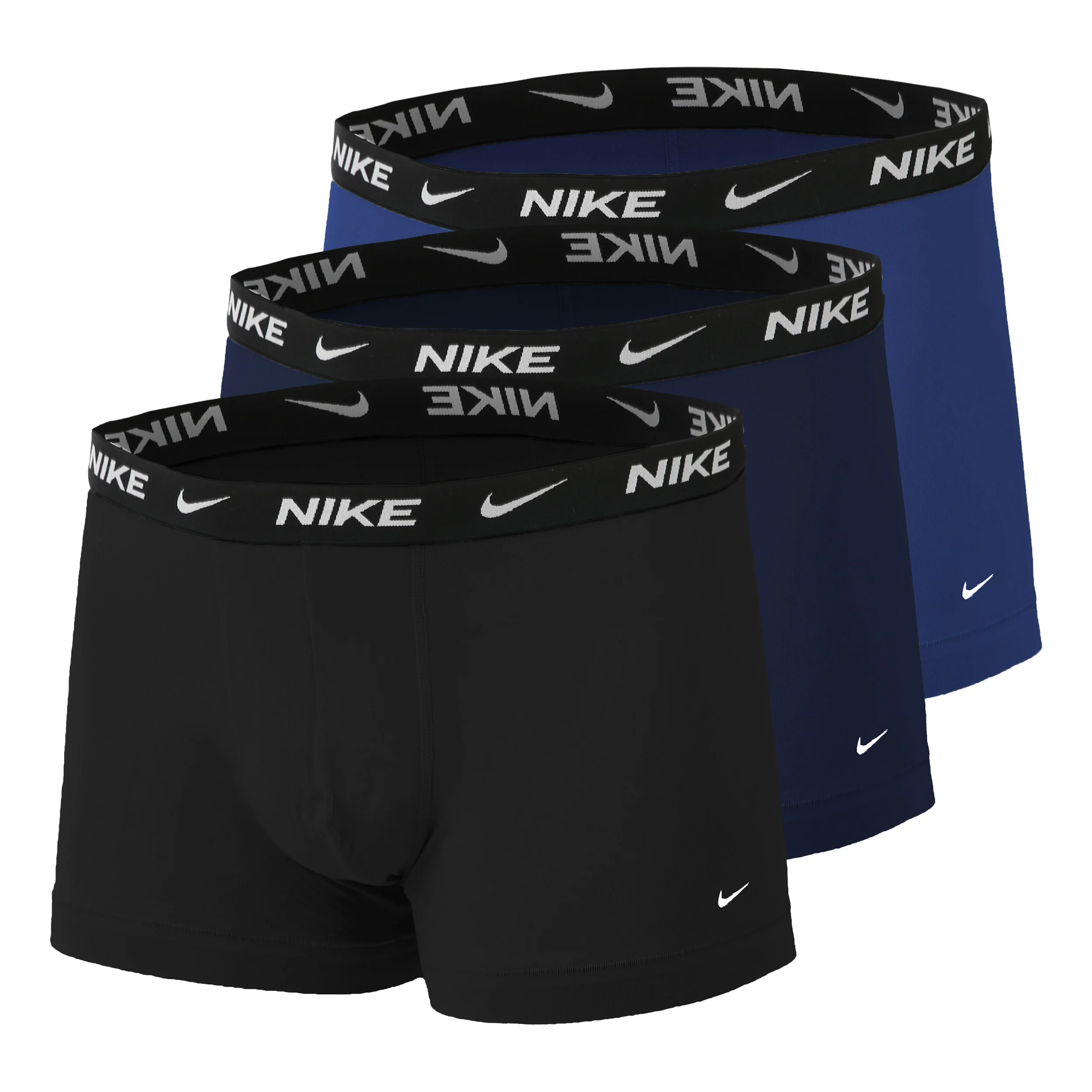 Everyday Cotton Strech Trunk Bokserki Opakowanie 3 Szt. Mężczyźni-Ciemnoniebieski,Niebieski