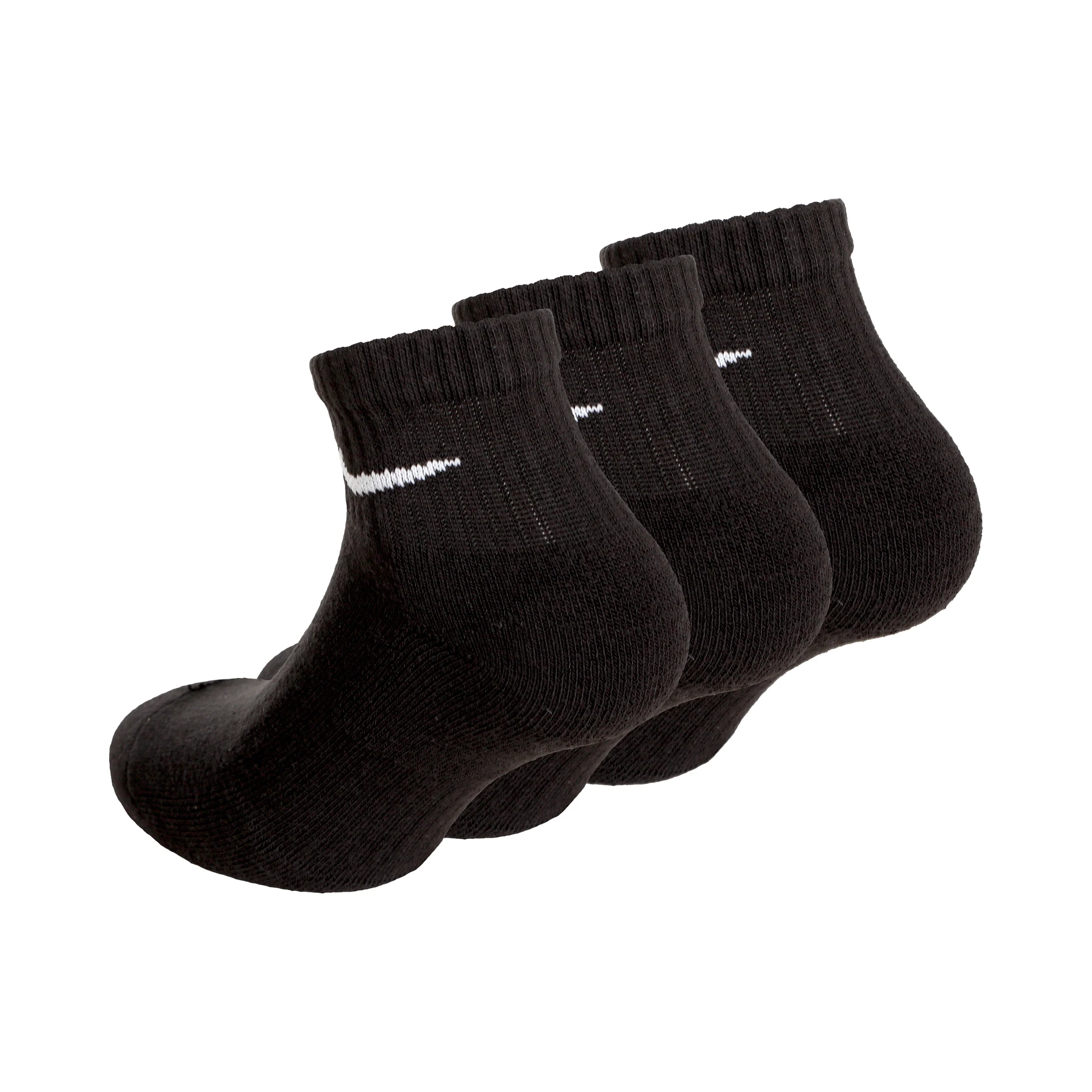 Everyday Cushioned Ankle Skarpety tenisowe Opakowanie 3 szt. Unisex - czarny, biały - Image 2