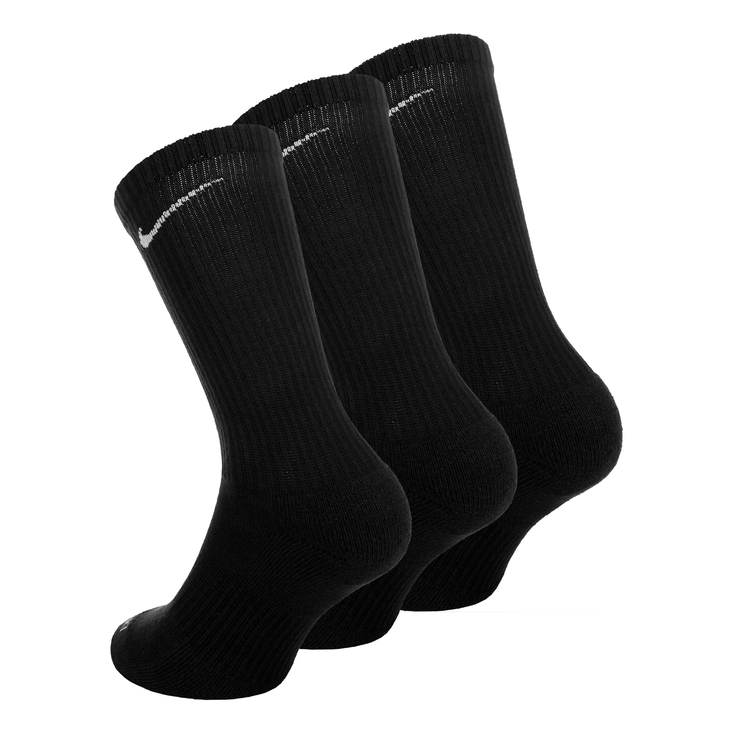 Everyday Plus Cushioned Skarpety tenisowe Opakowanie 3 szt. Unisex - czarny - Image 2