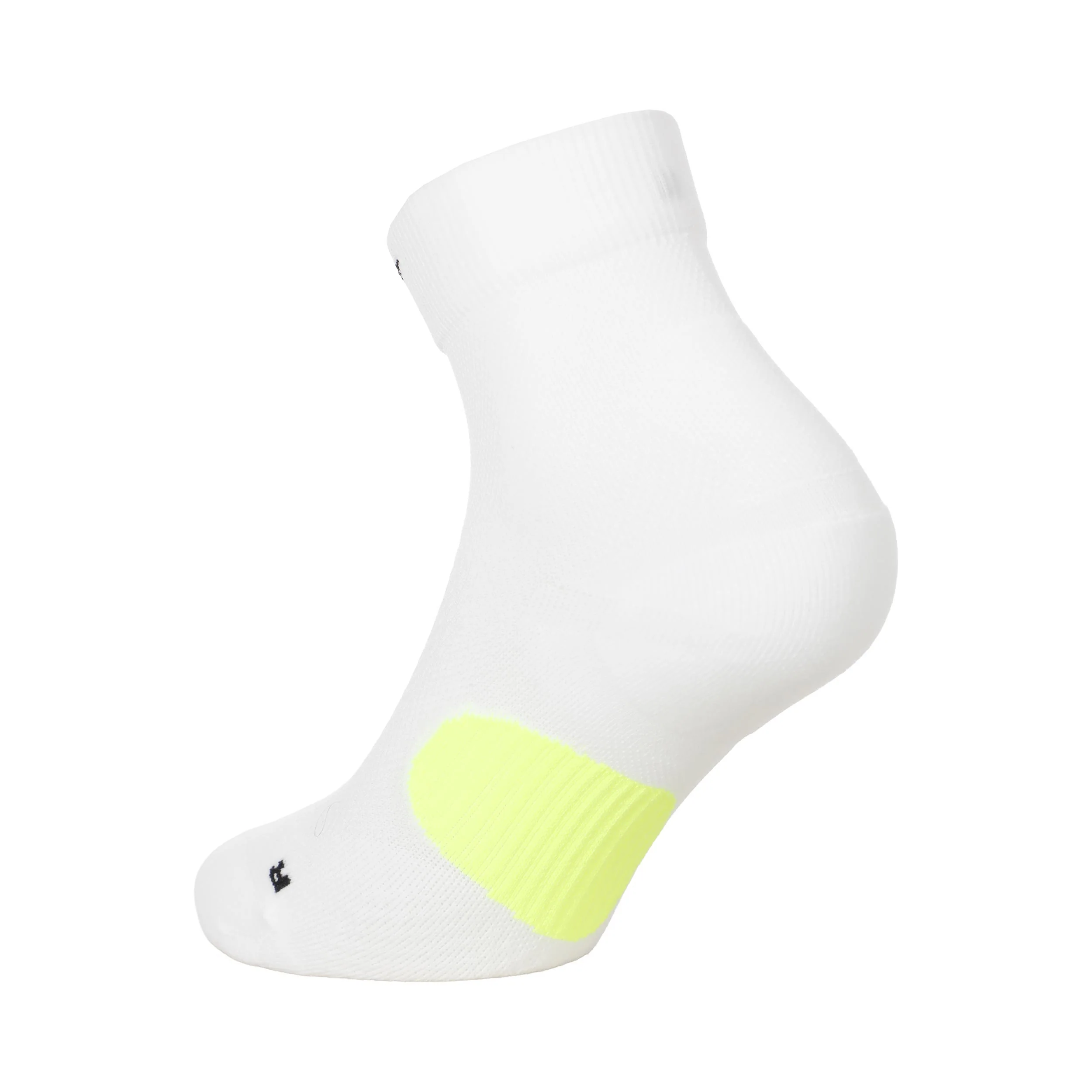Fast Midweight Ankle Skarpety do biegania Unisex - biały, neonowy zielony - Image 2