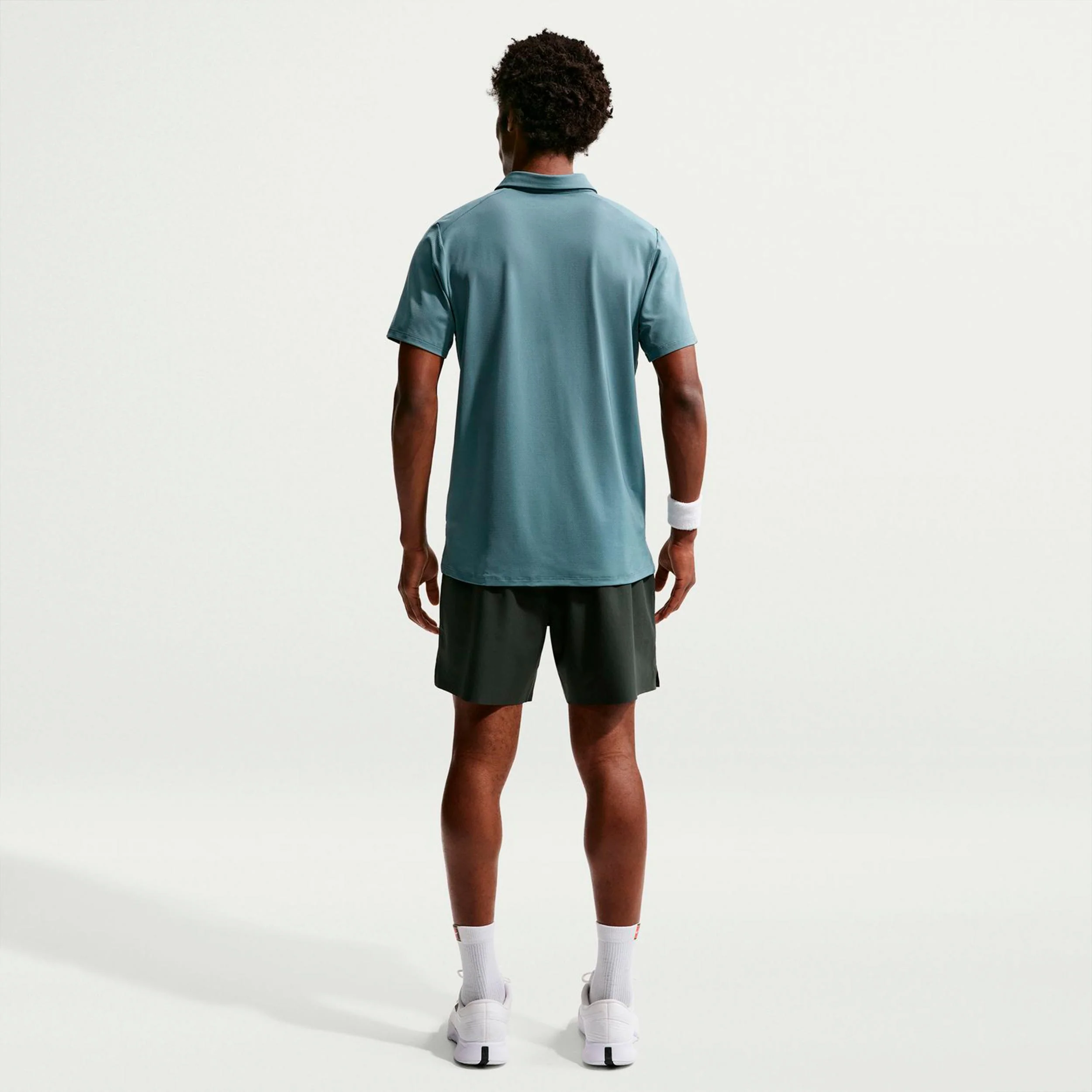 Jannik Sinner Court Dri-FIT Advantage Polo Mężczyźni - niebiesko-szary - Image 3