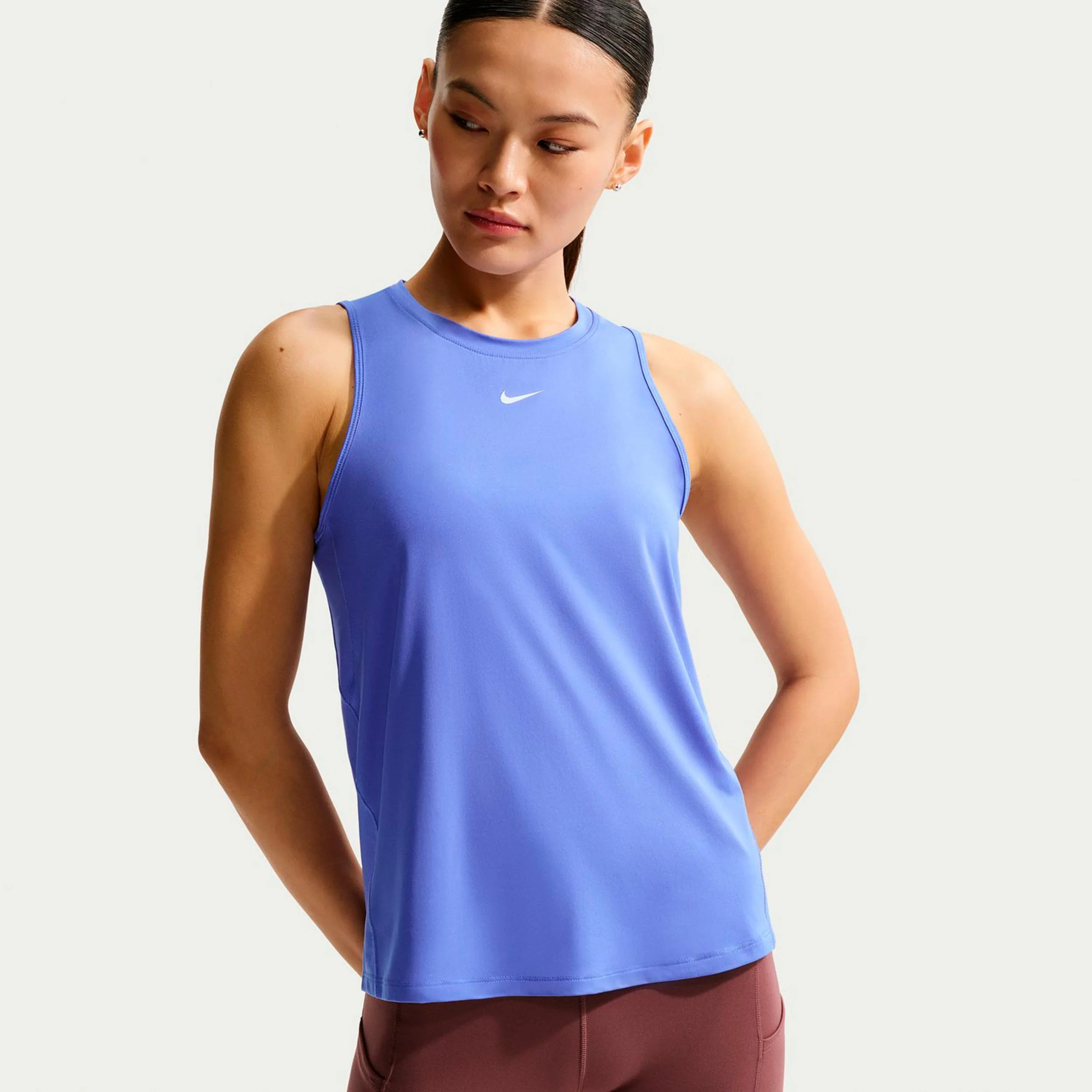 One Dri-Fit Tank top Kobiety-niebieski
