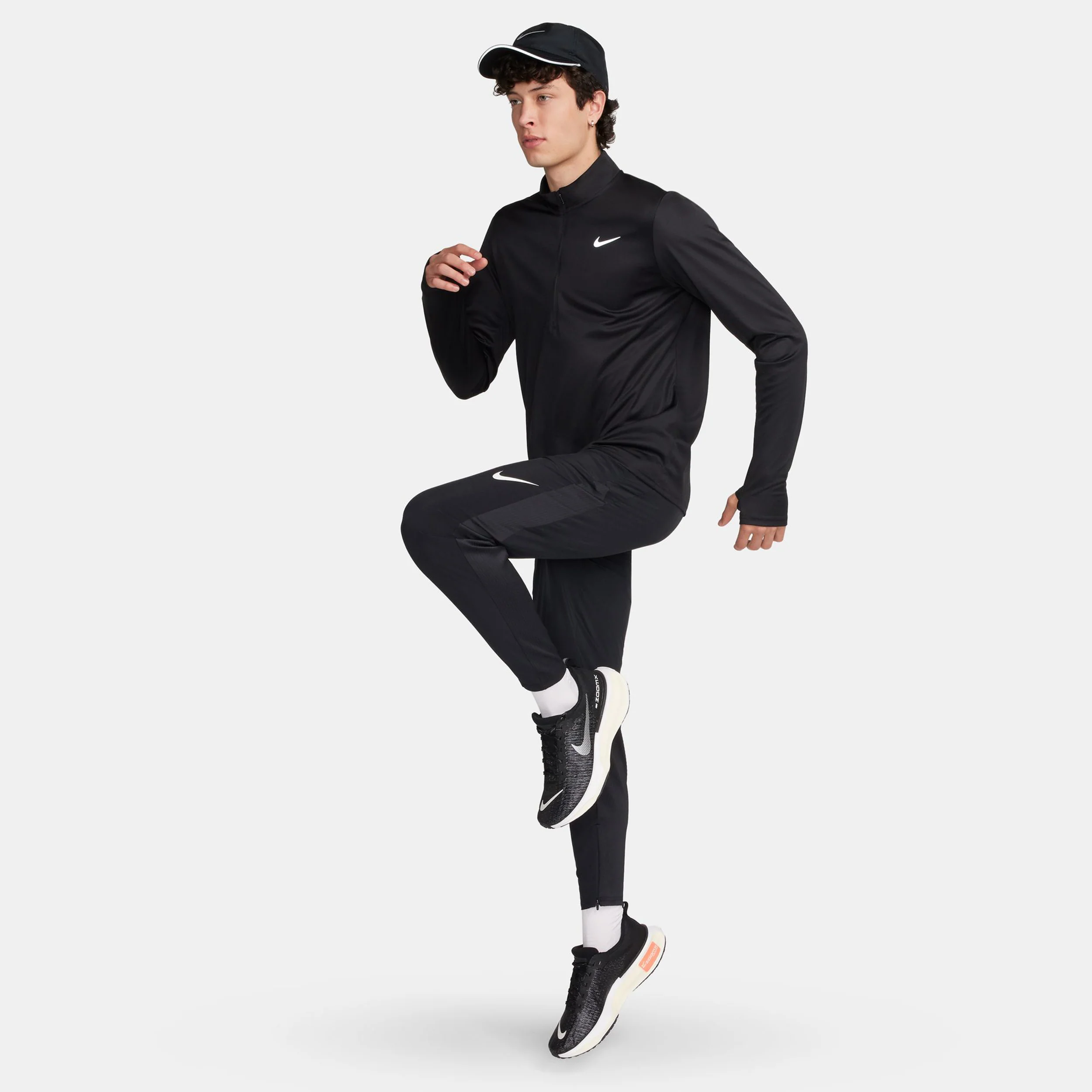 Pacer Half-Zip Koszulka do biegania Mężczyźni - czarny - Image 8