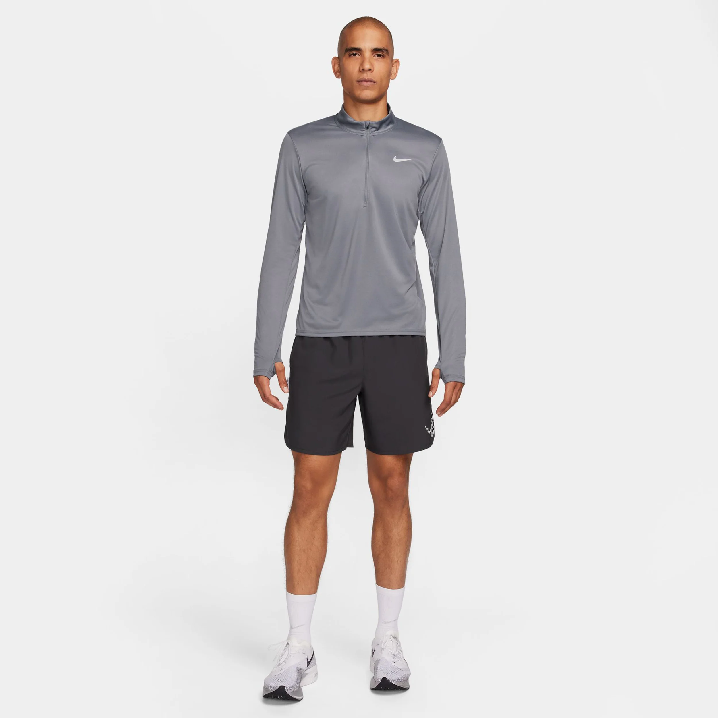 Pacer Half-Zip Koszulka do biegania Mężczyźni - szary - Image 8