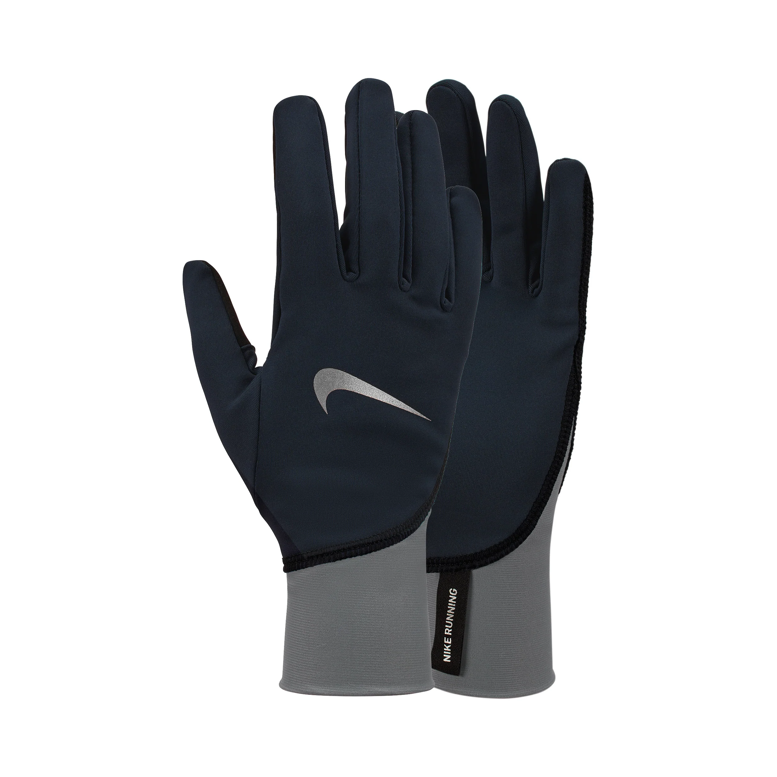 Pacer Midweight Rękawiczki do biegania Unisex - czarny, jasnoszary