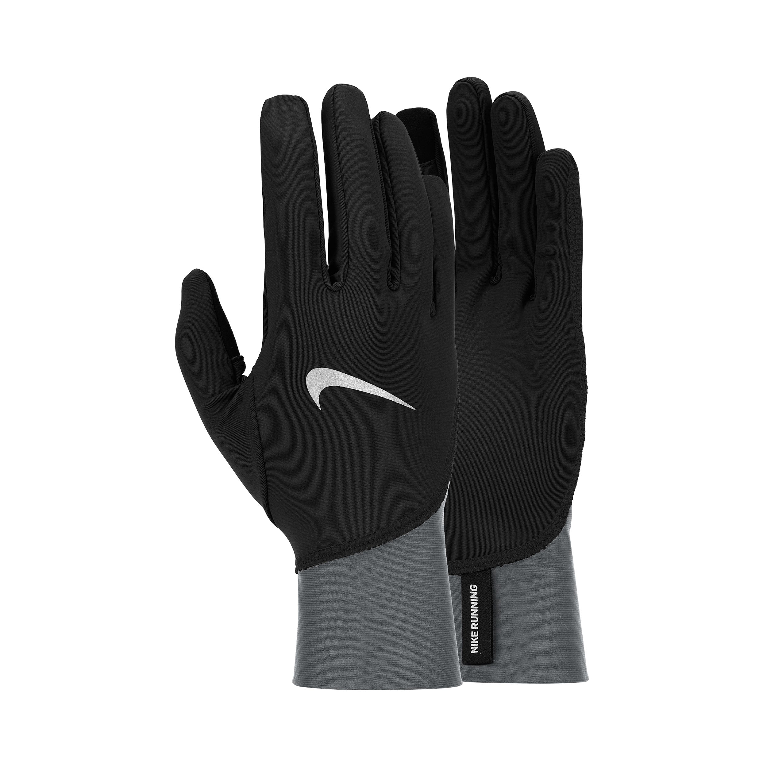 Pacer Midweight Rękawiczki do biegania Unisex - czarny, szary